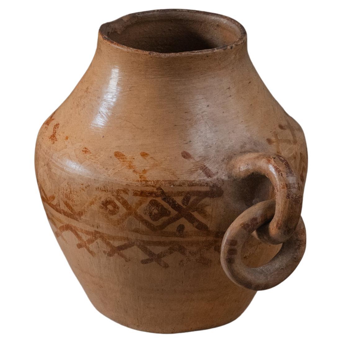 Early 20th Century Rif Mountain Ceremonial Vase: Tribal Beni Ouriaghel Ware For Sale