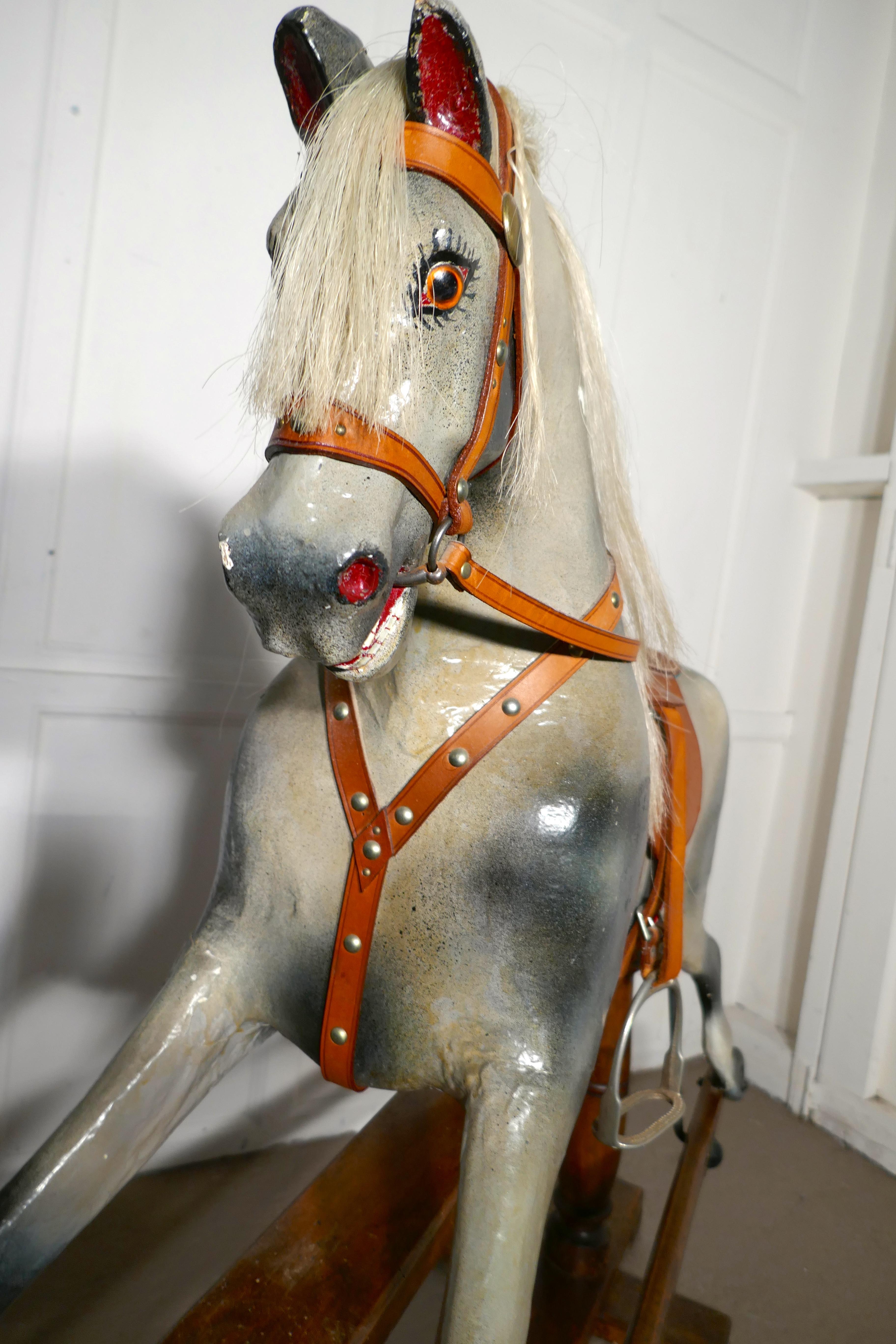 Early 20th Century Rocking Horse by Lines Brothers In Good Condition In Chillerton, Isle of Wight