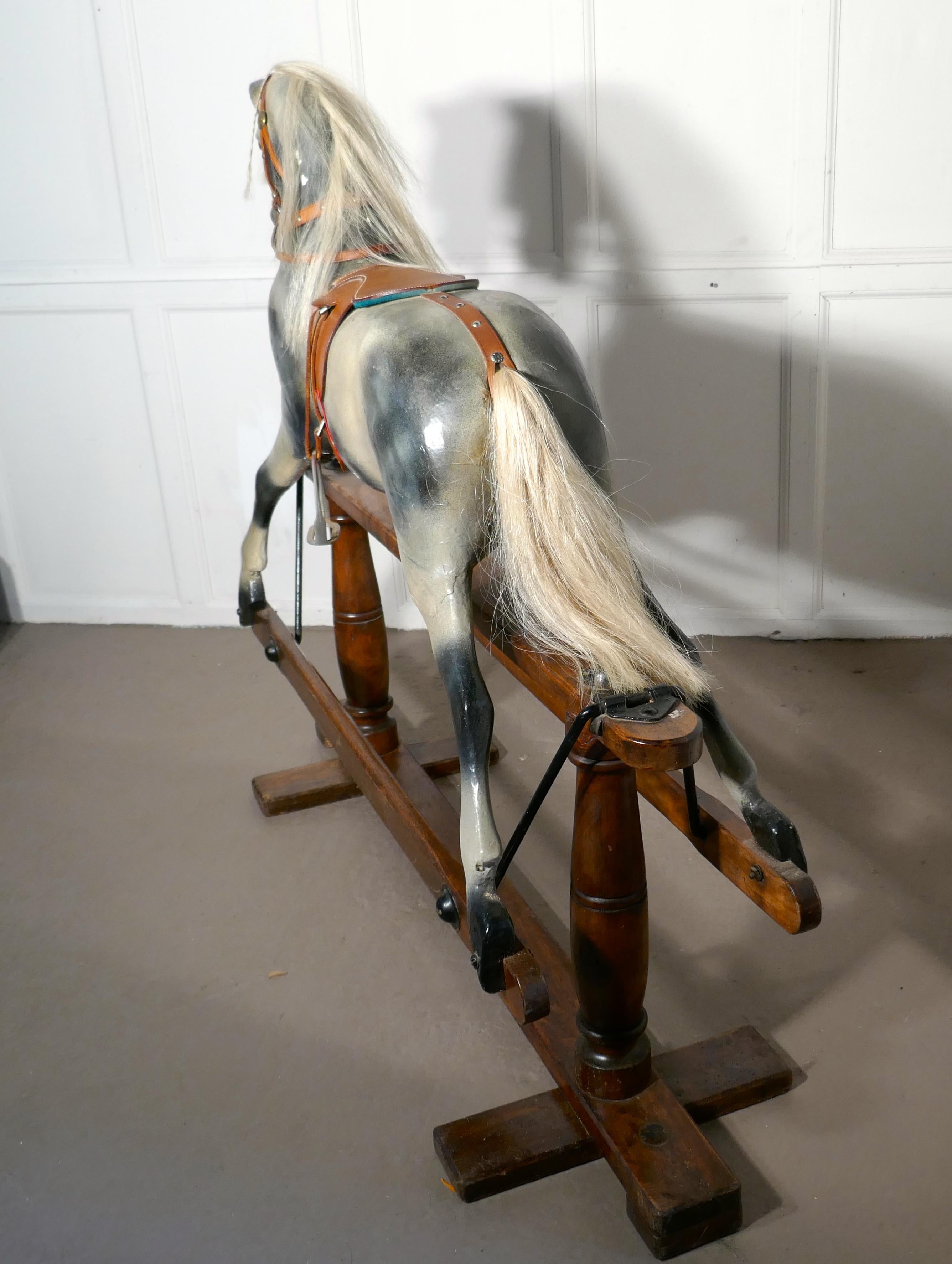 Early 20th Century Rocking Horse by Lines Brothers 3