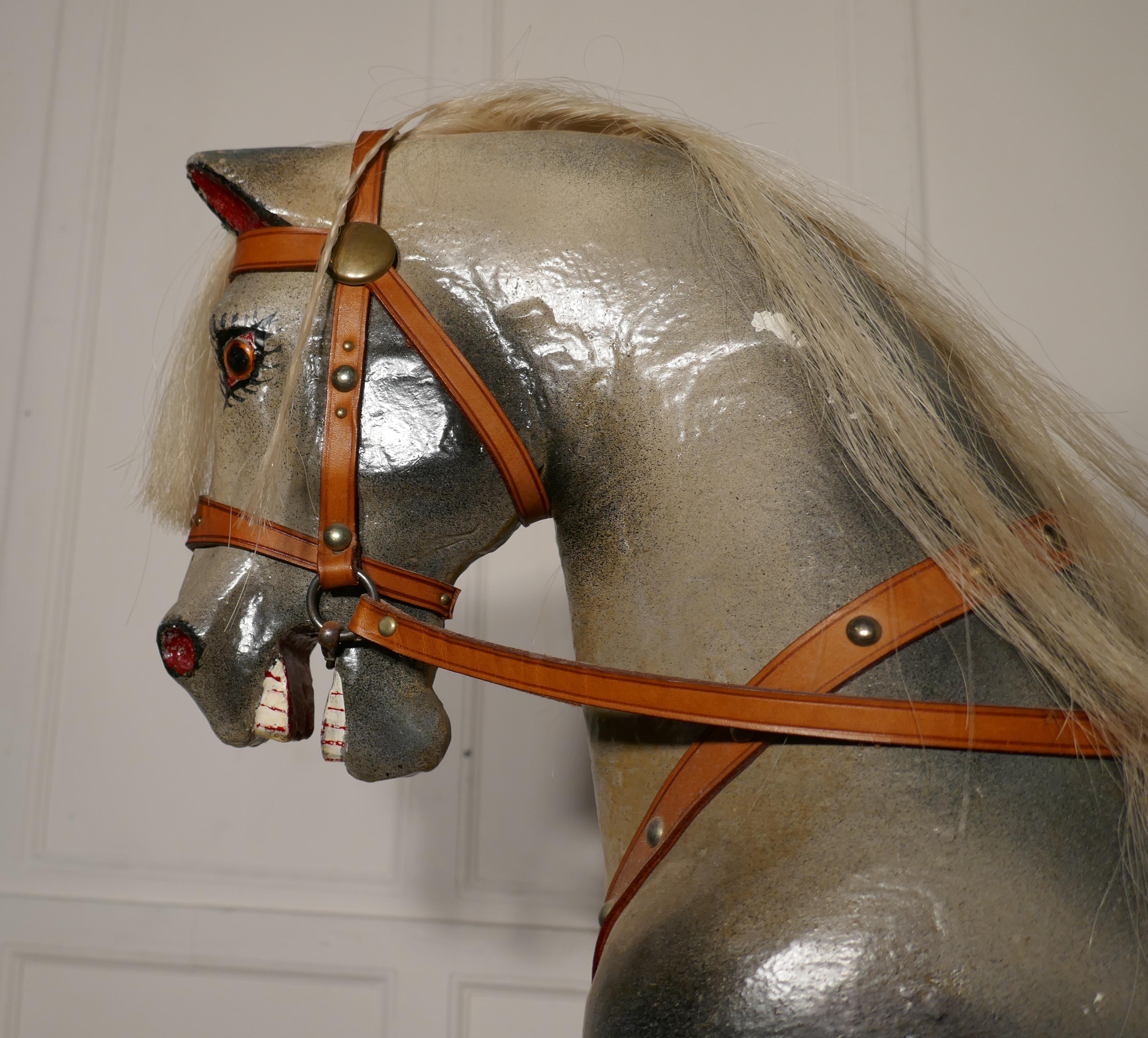 Early 20th Century Rocking Horse by Lines Brothers 4