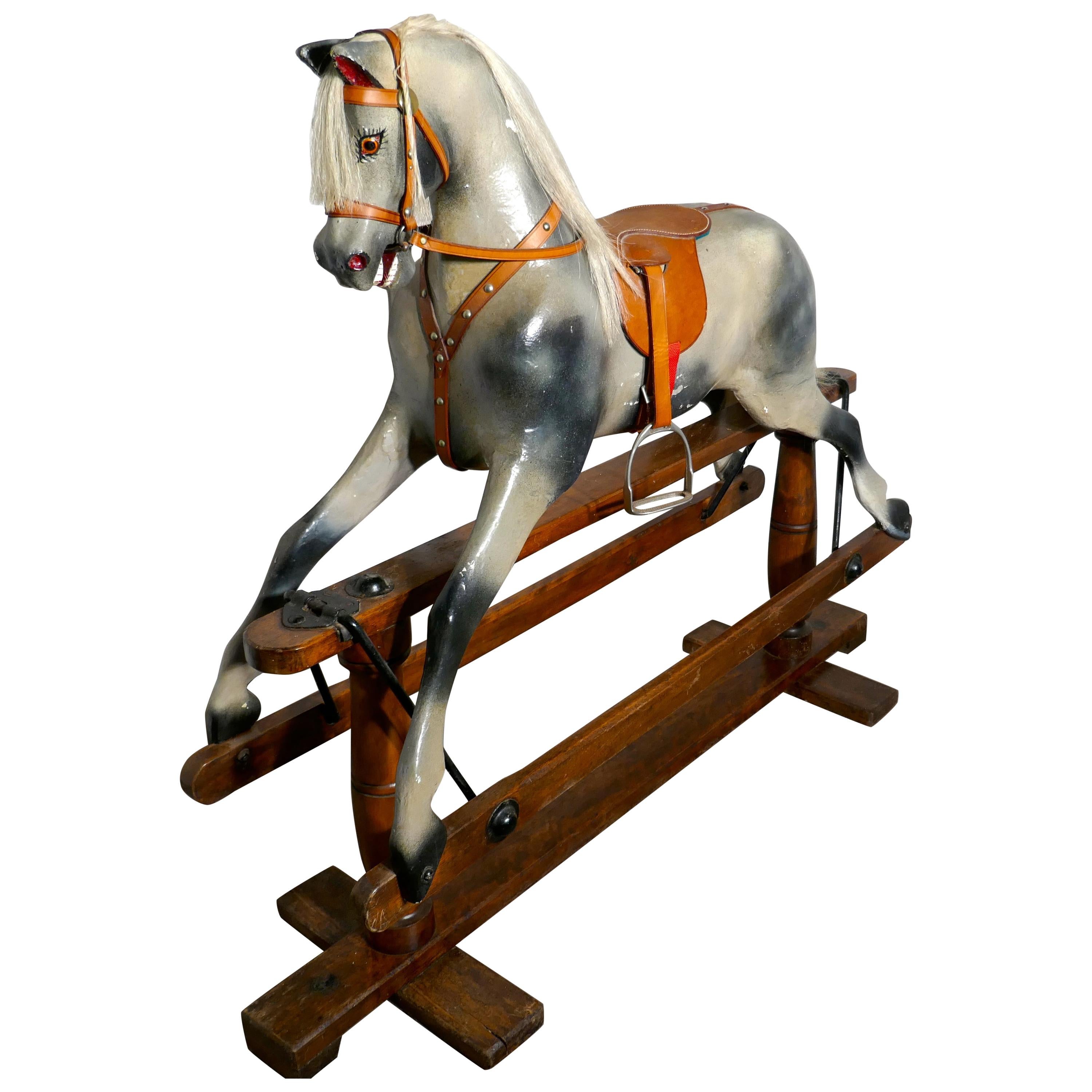 Early 20th Century Rocking Horse by Lines Brothers