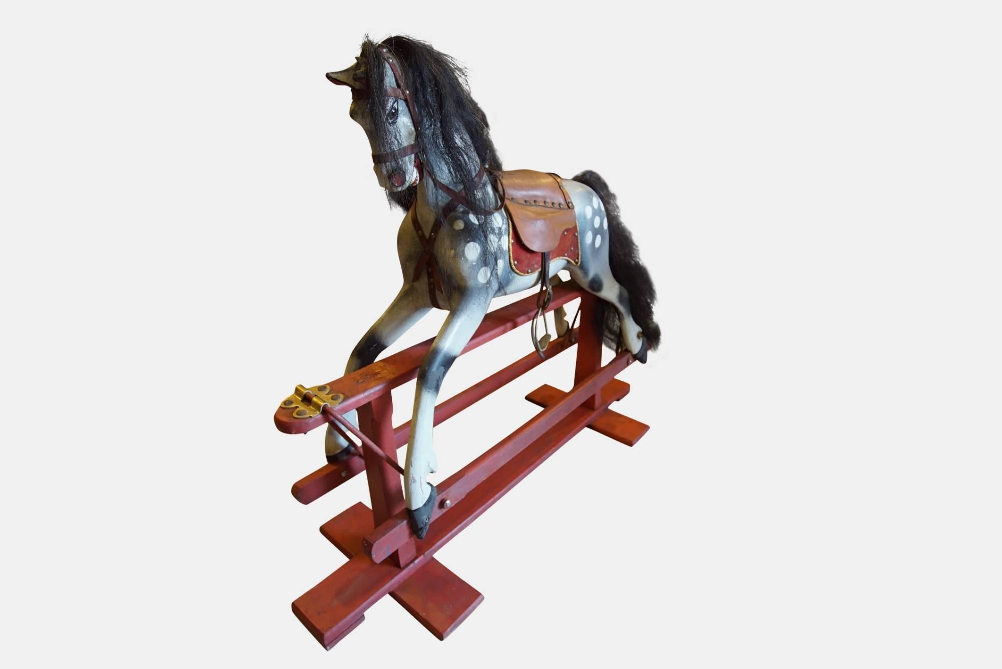 Early 20th Century Rocking Horse In Good Condition For Sale In Salisbury, GB