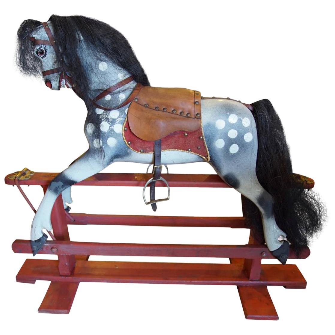 Early 20th Century Rocking Horse For Sale