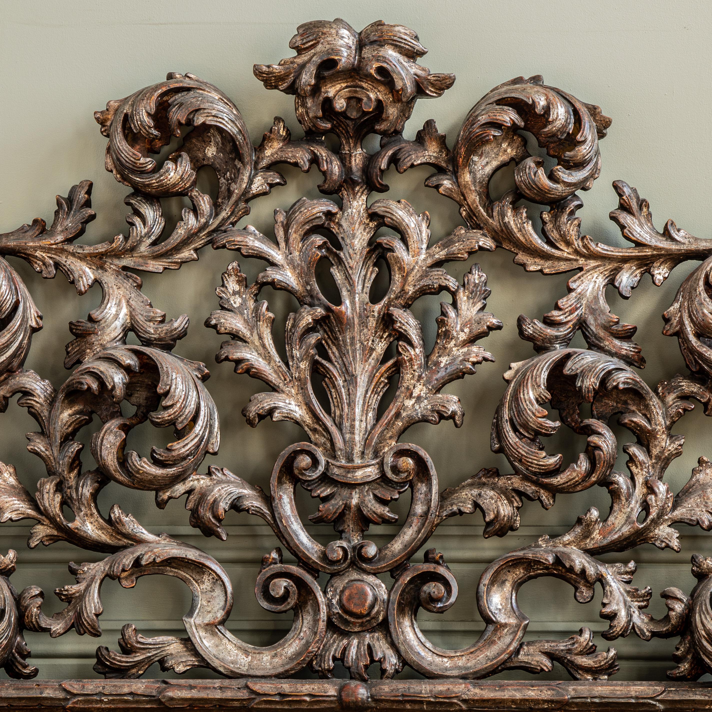 Early 20th Century Rococo Headboard In Good Condition For Sale In London, Park Royal