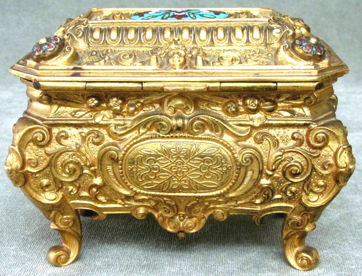 rococo jewelry box