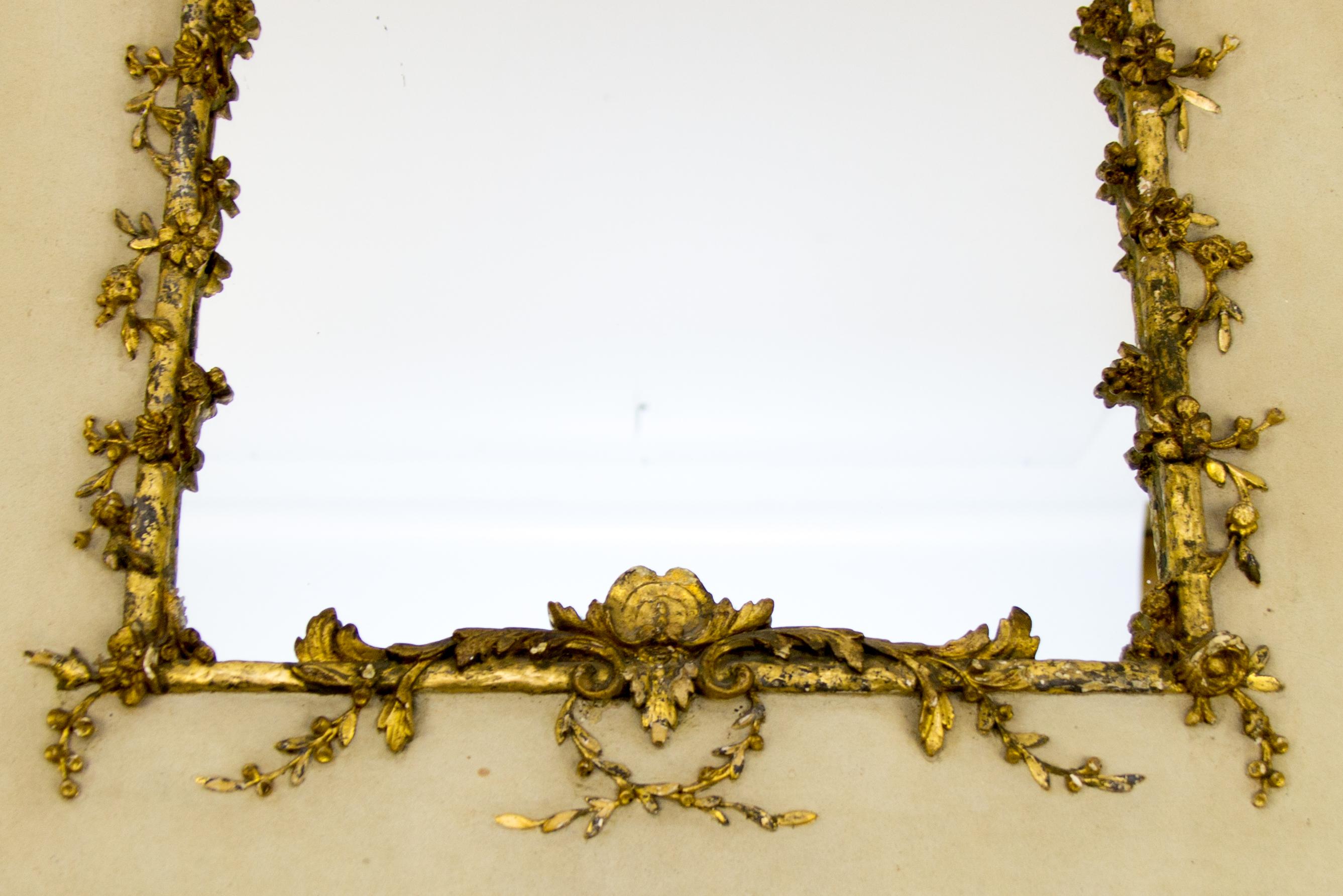 Painted Early 20th Century Rococo Style Mirror or Picture Frame