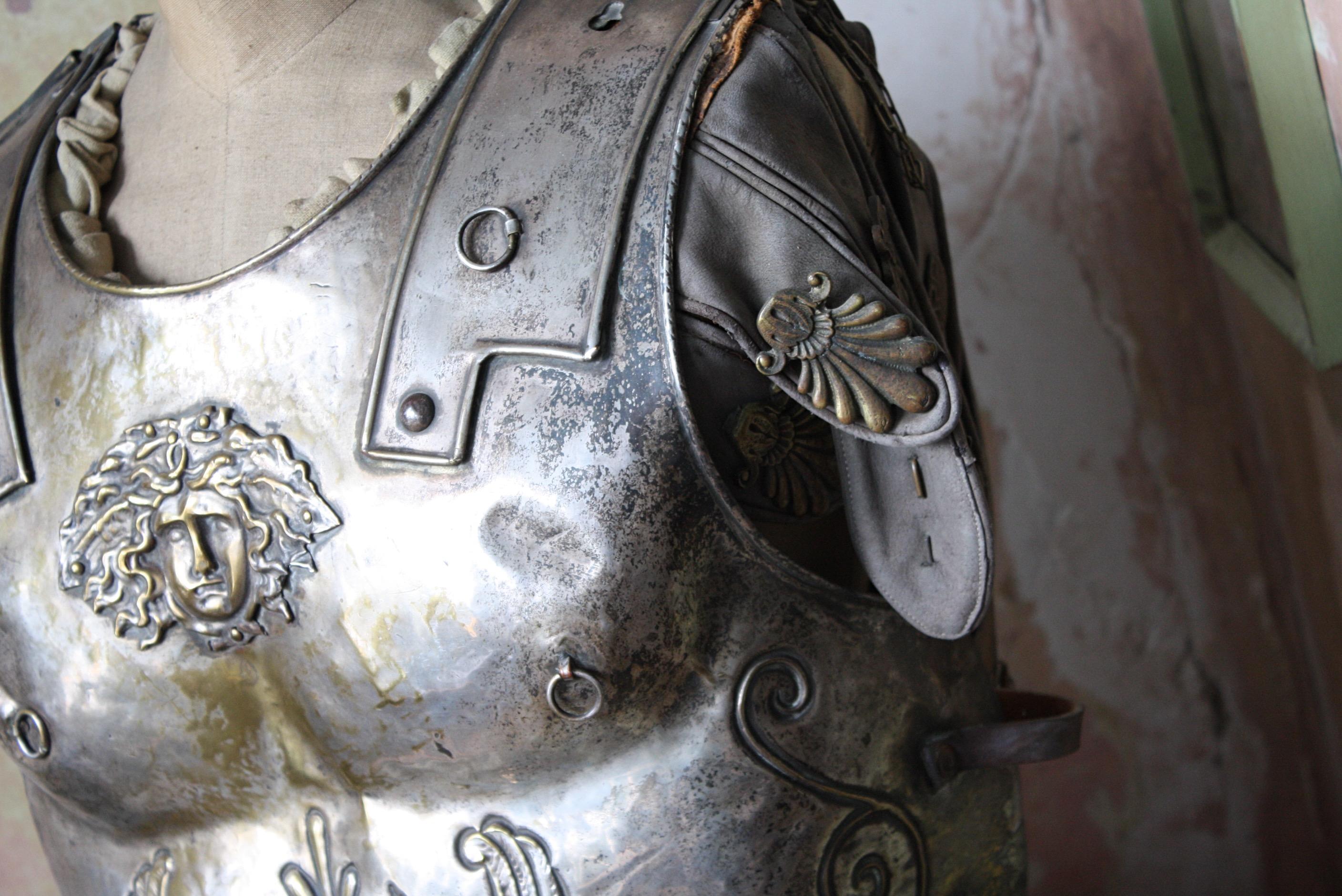 Early 20th Century Roman Armour Ben Hur Film Prop Curio Grand Tour Antique MGM  In Good Condition In Lowestoft, GB