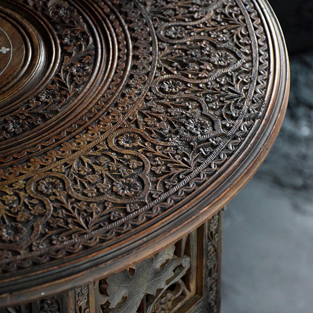 Early 20th Century Anglo Indian Occasional Table 6