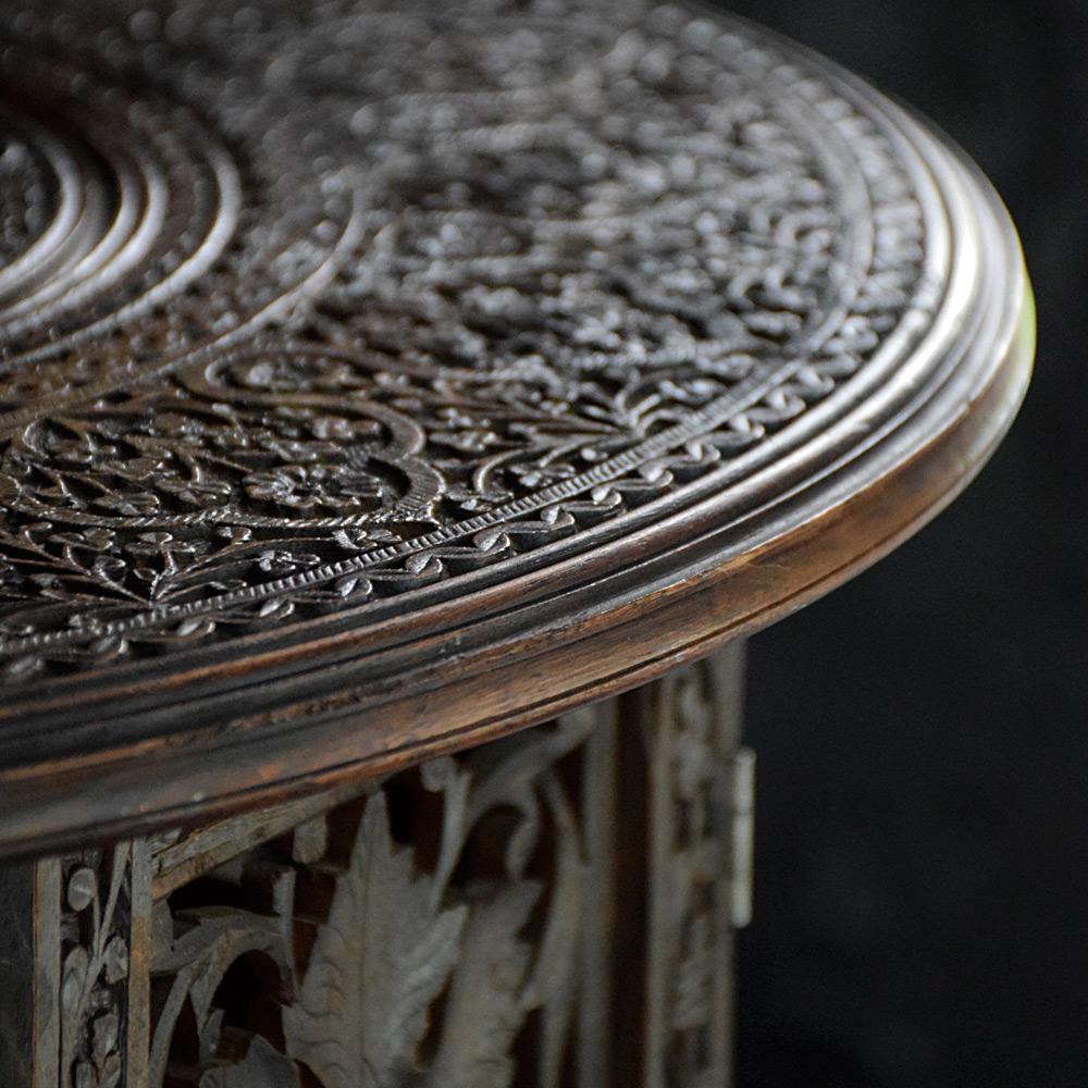 Early 20th Century Anglo Indian Occasional Table In Fair Condition In London, GB