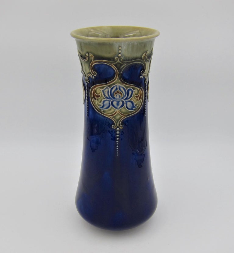 Early 20th Century Royal Doulton Art Nouveau Vase Decorated by E. Violet  Hayward For Sale at 1stDibs
