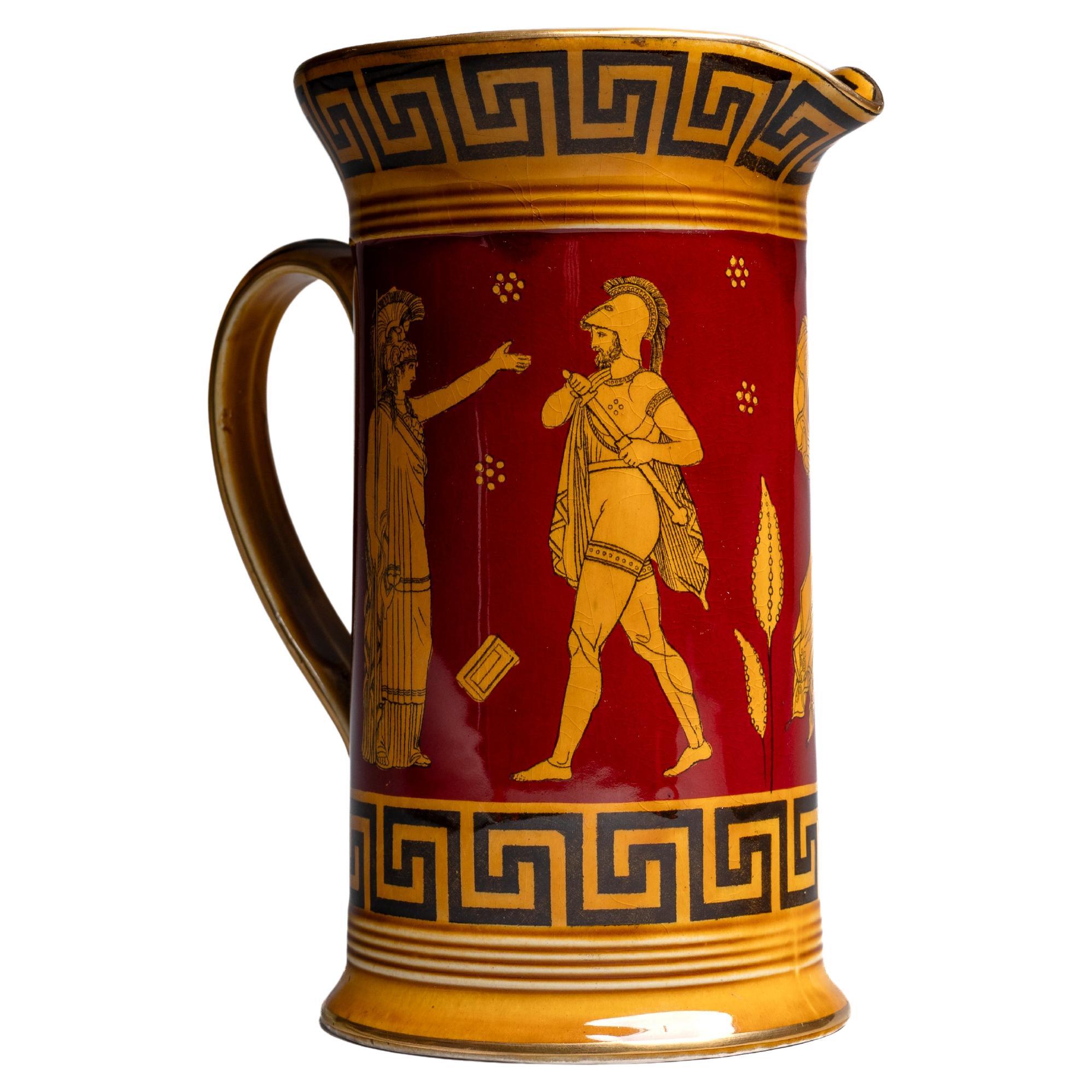 Early 20th Century Royal Doulton Neoclassical Pitcher