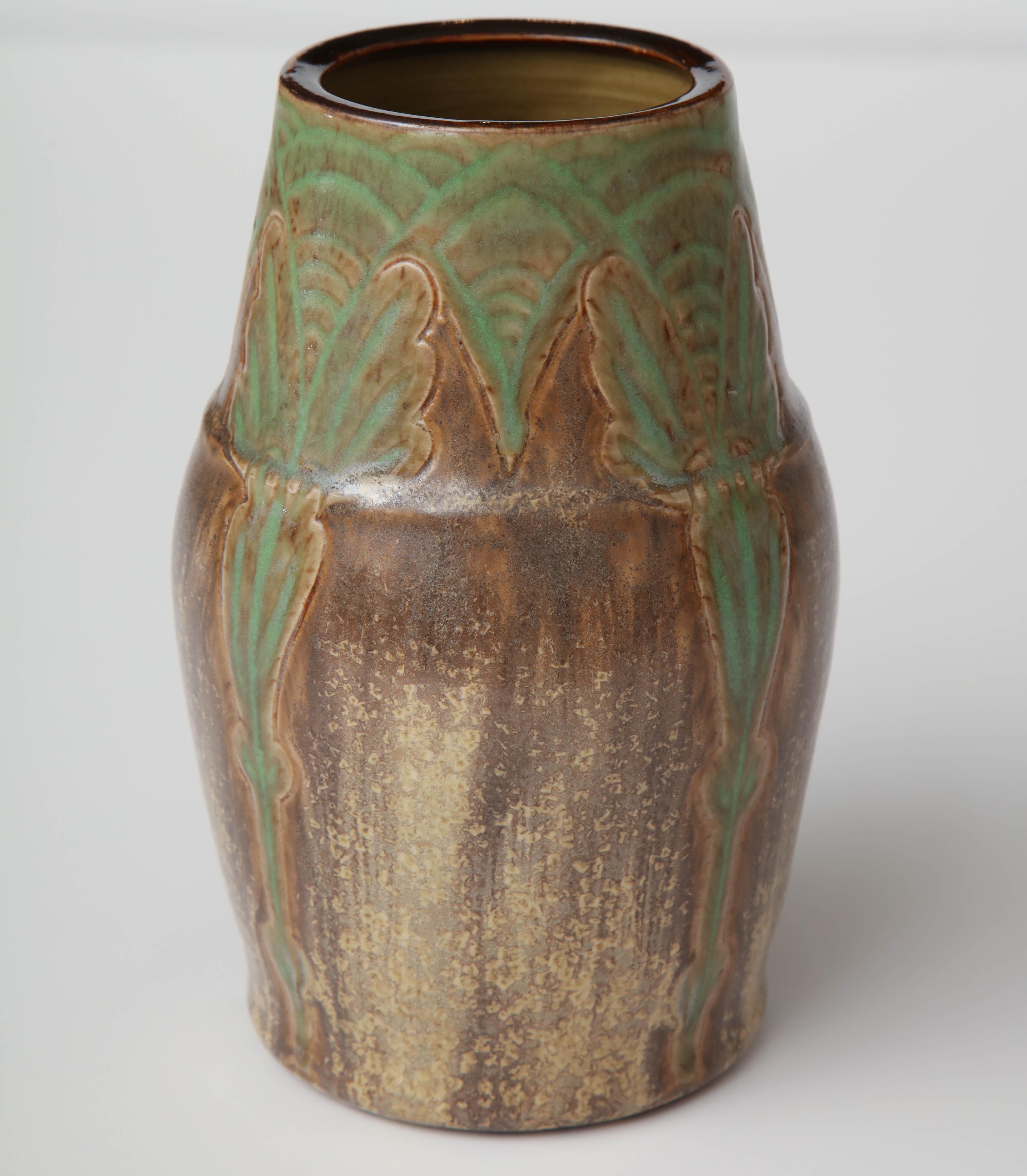 Early 20th Century Royal Doulton Stoneware Vase, William Rowe, 1920 2