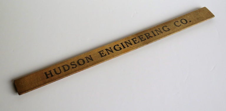 Hardwood Ruler for Hudson Engineering NJ by Geiger Bros Newark US, Ca ...