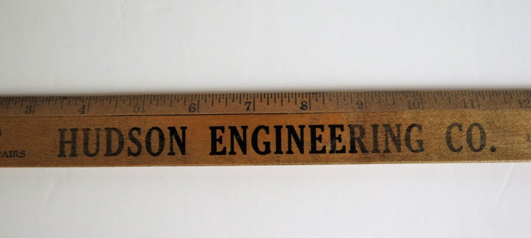Hardwood Ruler for Hudson Engineering NJ by Geiger Bros Newark US, Ca ...