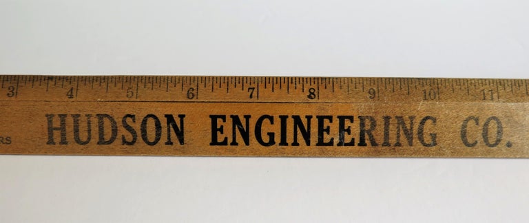 Hardwood Ruler for Hudson Engineering NJ by Geiger Bros Newark US, Ca ...