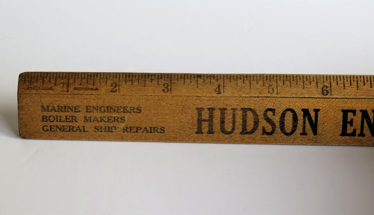 Hardwood Ruler for Hudson Engineering NJ by Geiger Bros Newark US, Ca ...