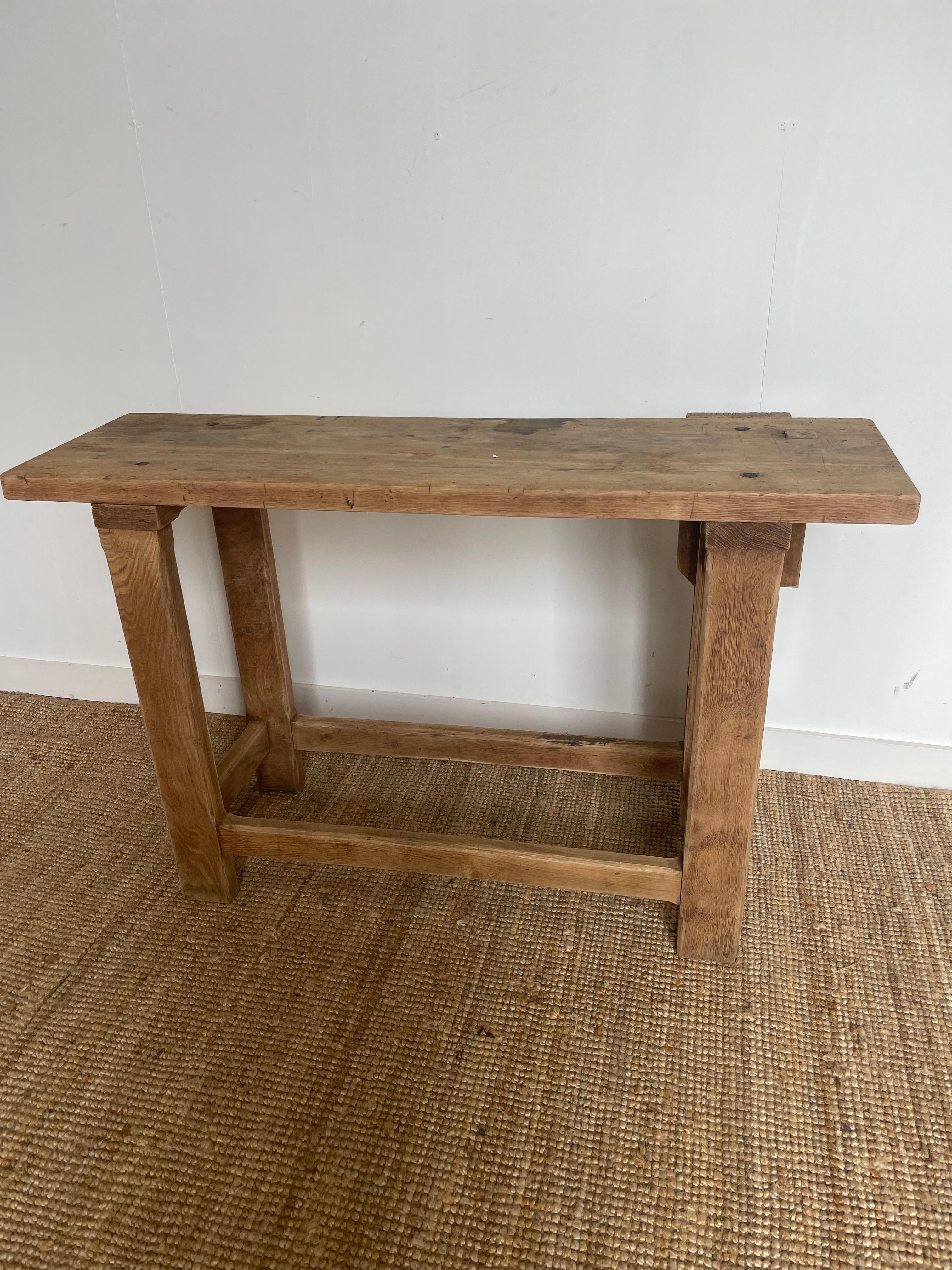Early 20th century rustic console table  For Sale 5