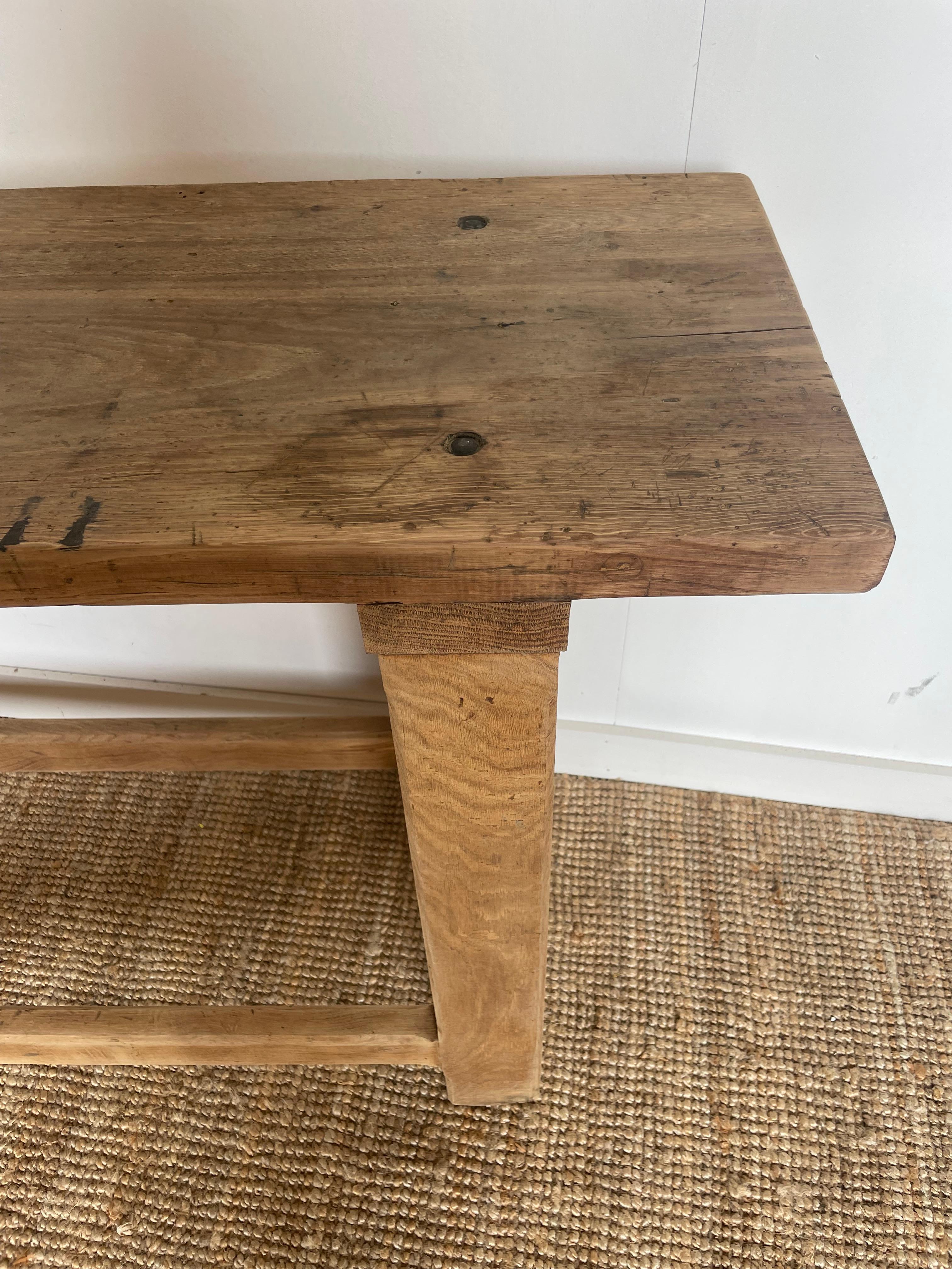 Mid-20th Century Early 20th century rustic console table  For Sale