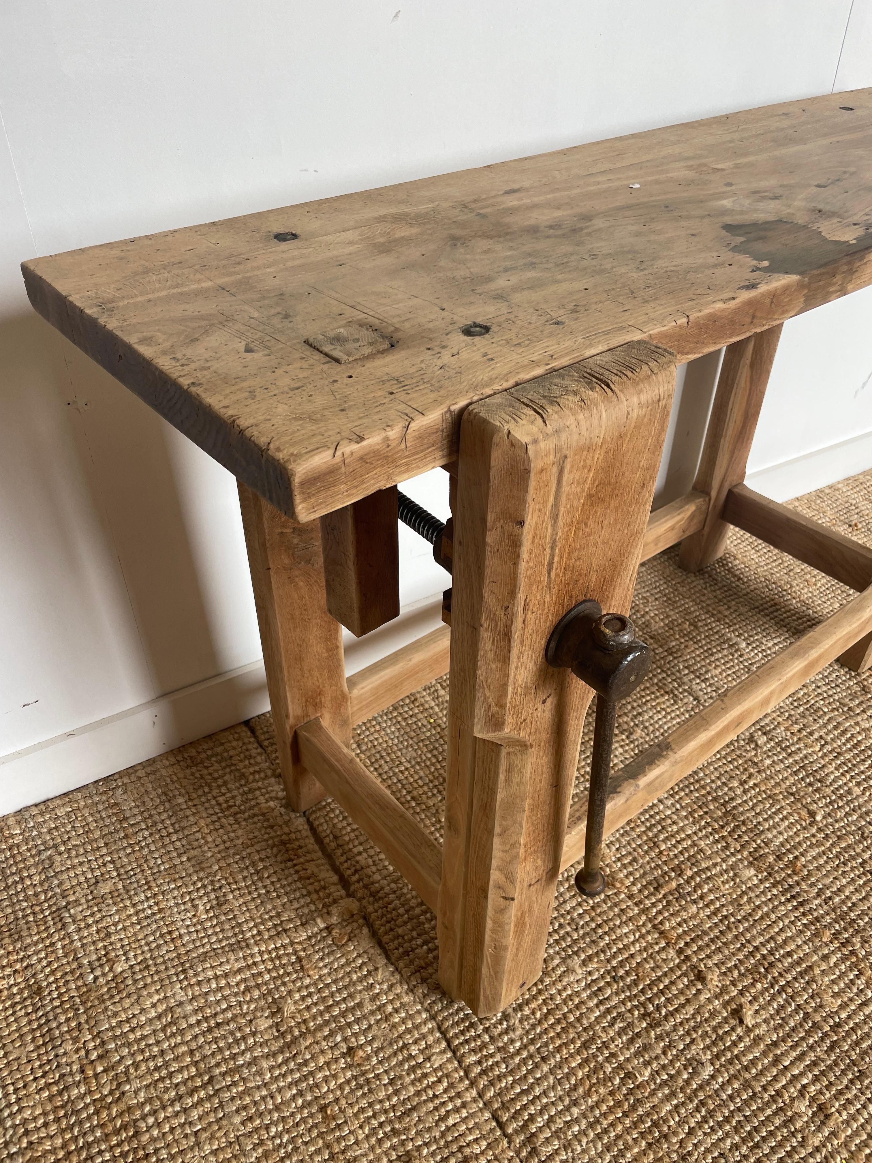 Early 20th century rustic console table  For Sale 1