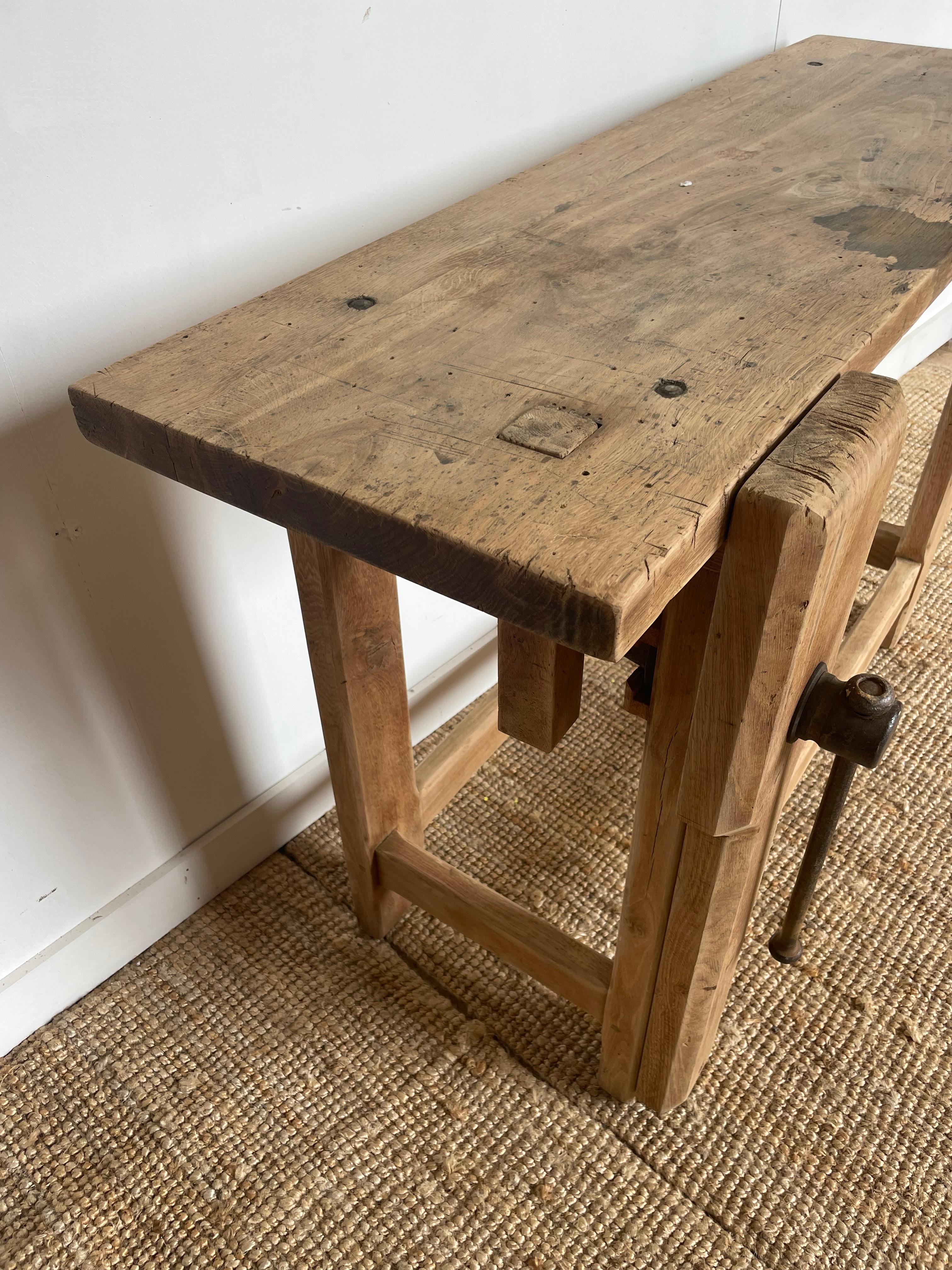 Early 20th century rustic console table  For Sale 2