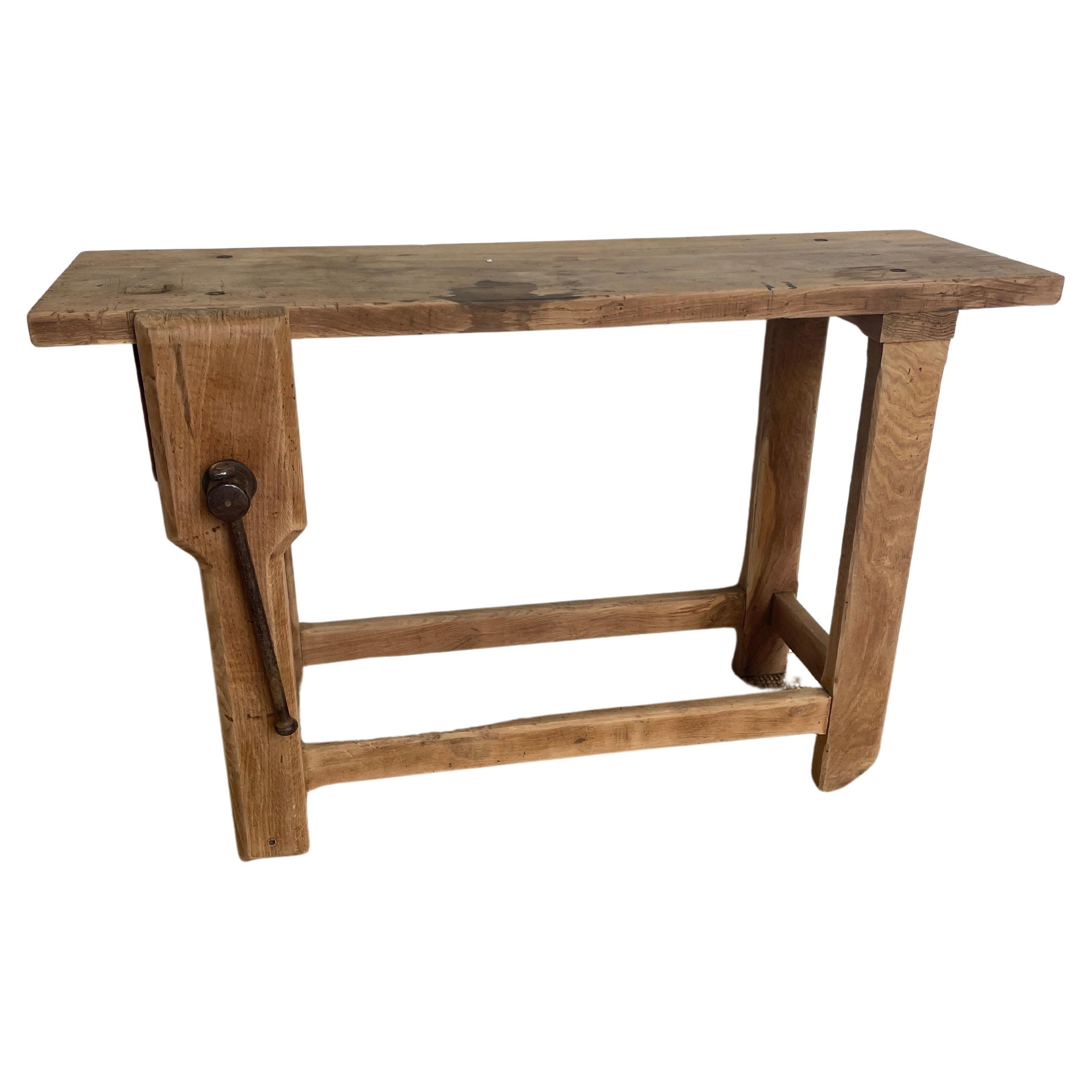 Early 20th century rustic console table  For Sale