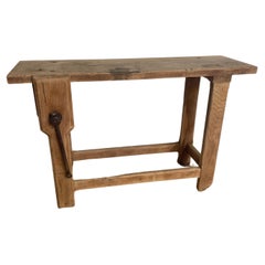 Table console rustique du début du 20e siècle 