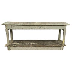 Early 20th Century Rustic Country Work Table