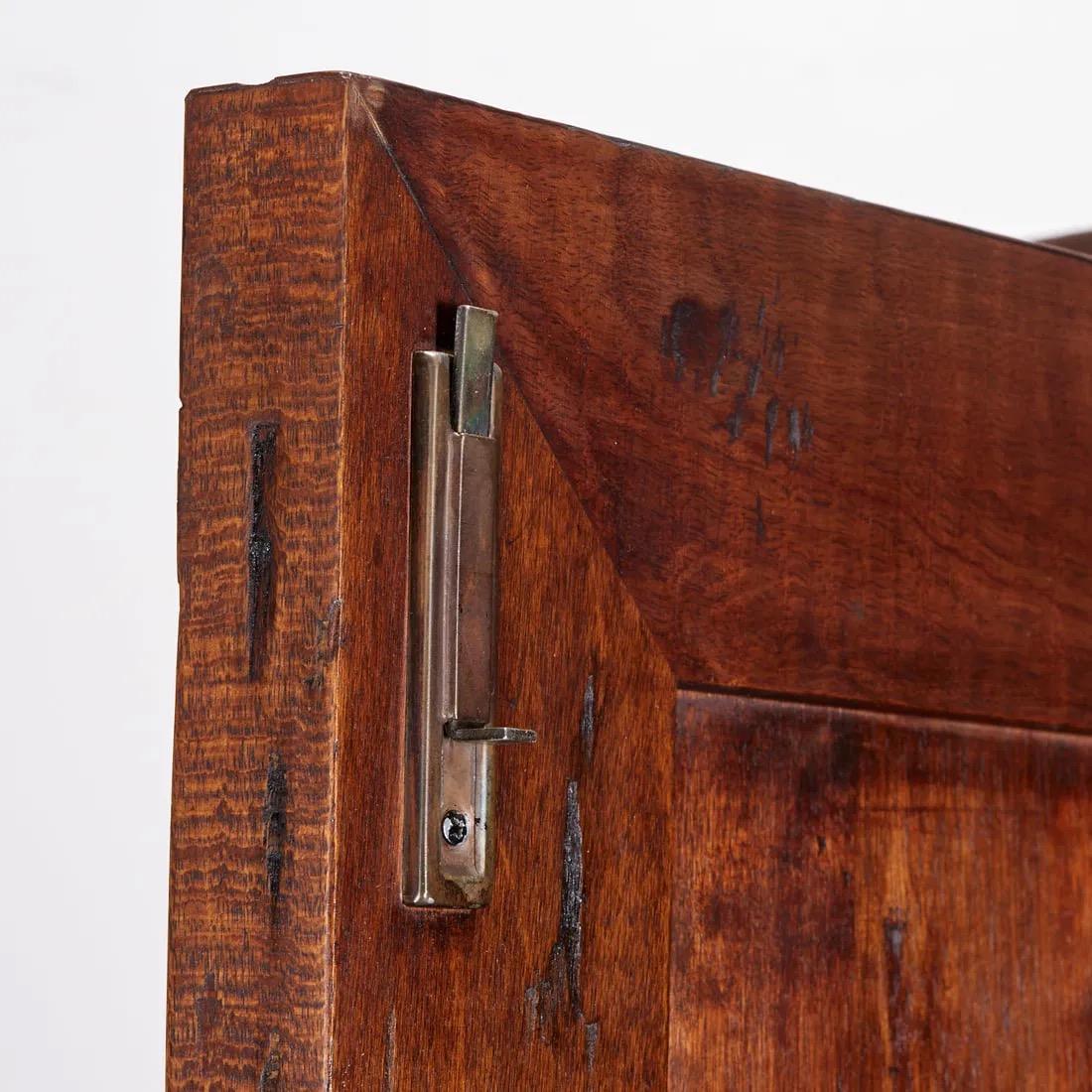 Sconosciuto Armoire dipinto in policromia in stile Folk rustico dei primi del Novecento in vendita