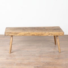 Early 20th Century Rustic Peg Leg Coffee Table