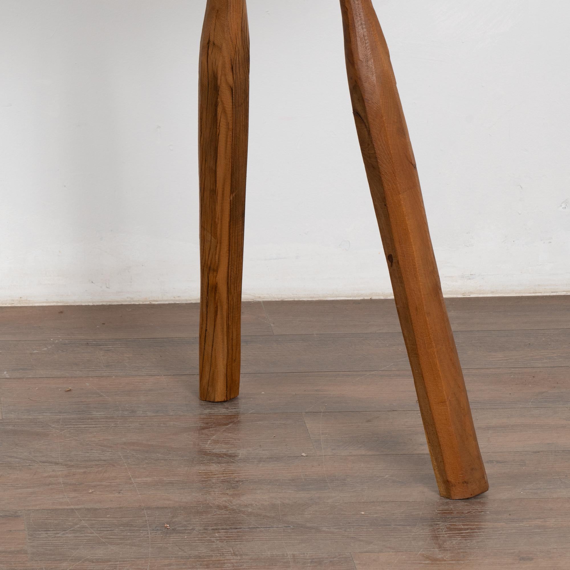 Early 20th Century Rustic Peg Leg Console Table from Hungary For Sale 7