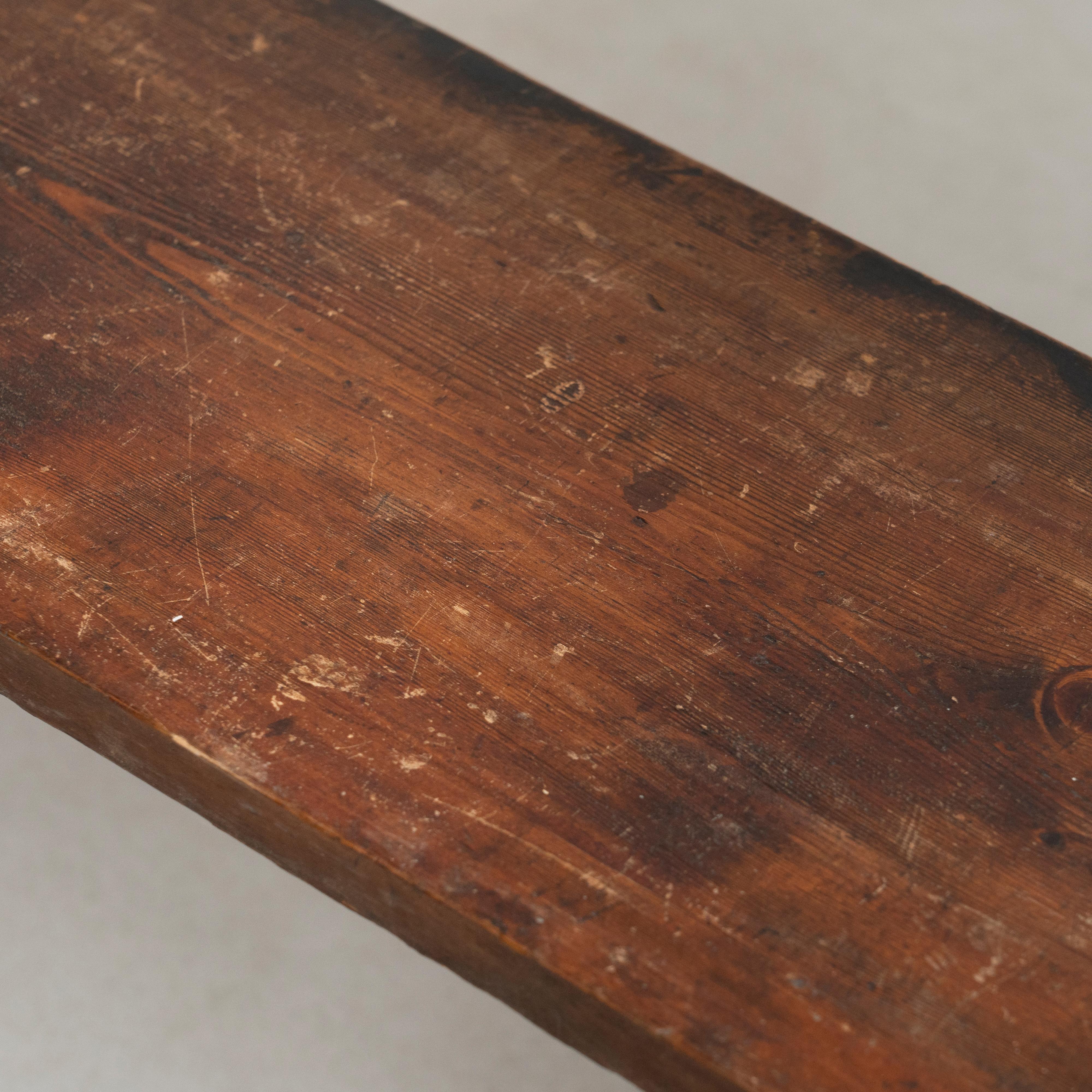 Rustikale Regale aus Massivholz des frühen 20. Jahrhunderts im Angebot 6