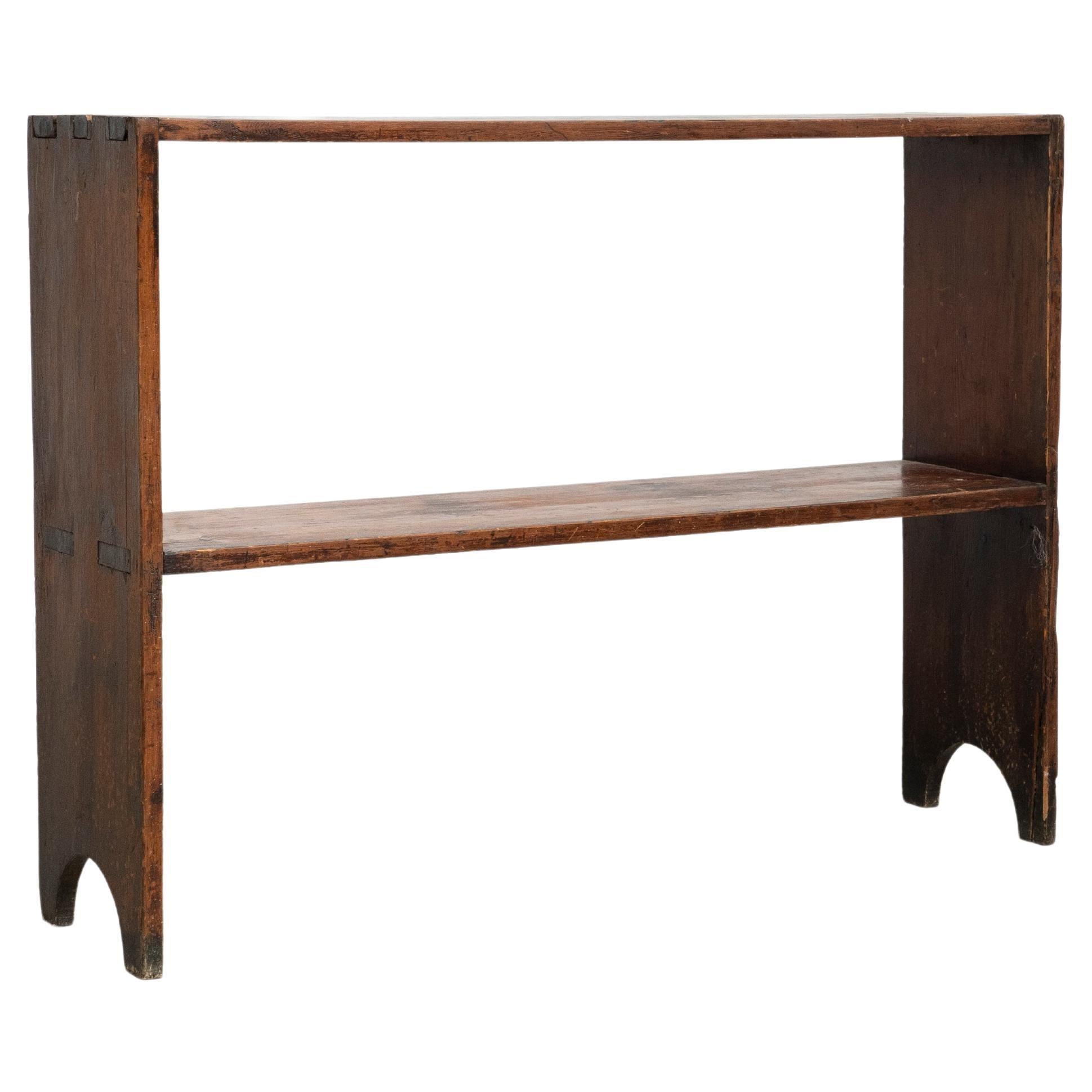 Early 20th Century Rustic Solid Wood Shelves For Sale
