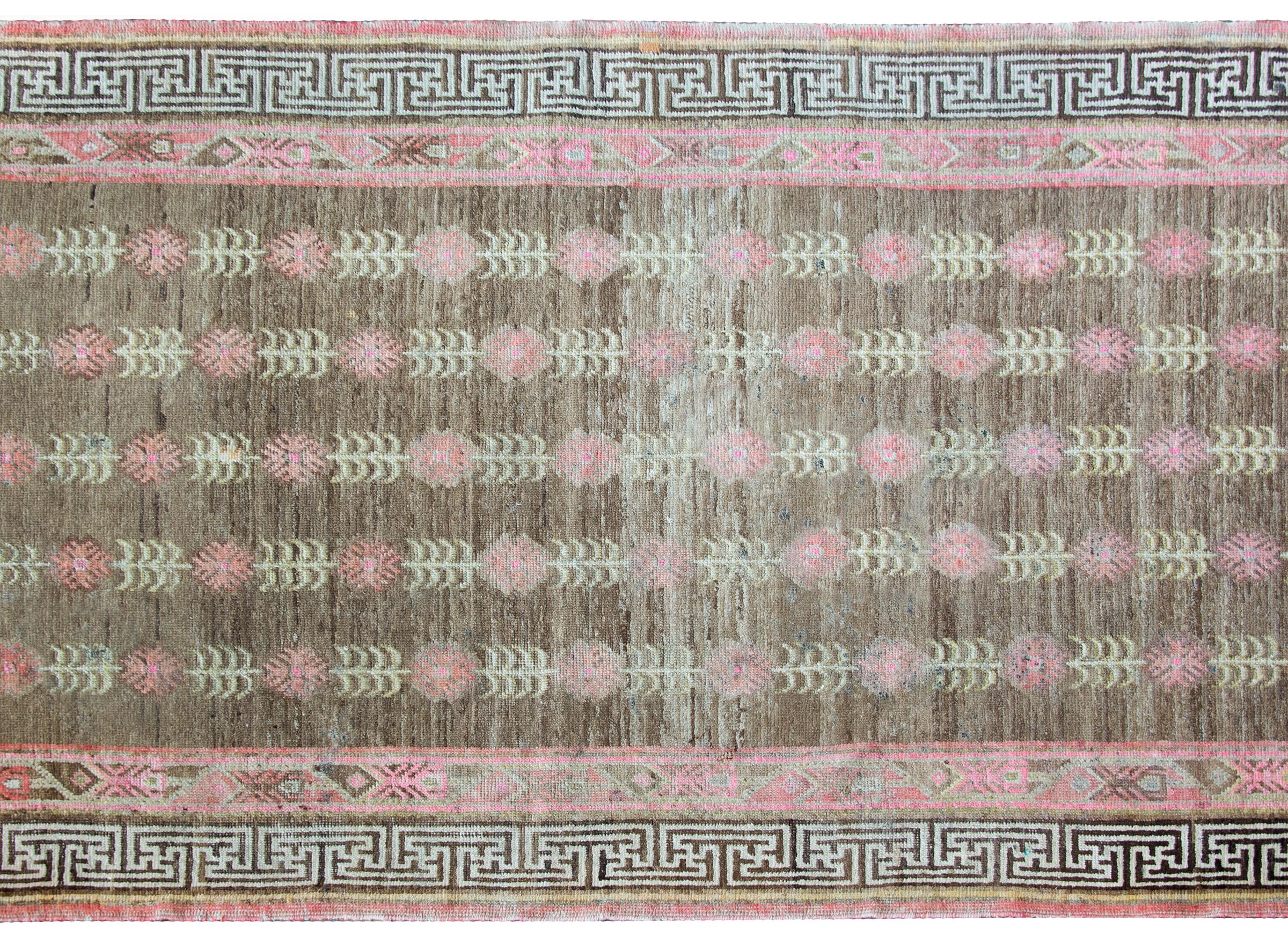 Khotan Early 20th Century Samarghand Rug For Sale