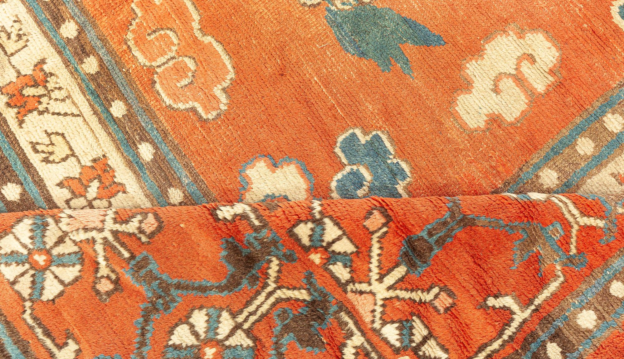 Early 20th Century Samarkand Dragon Carpet
Size: 11'3