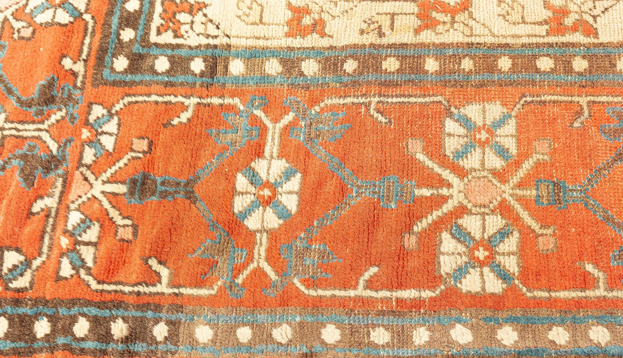 Early 20th Century Samarkand Dragon Carpet In Good Condition For Sale In New York, NY