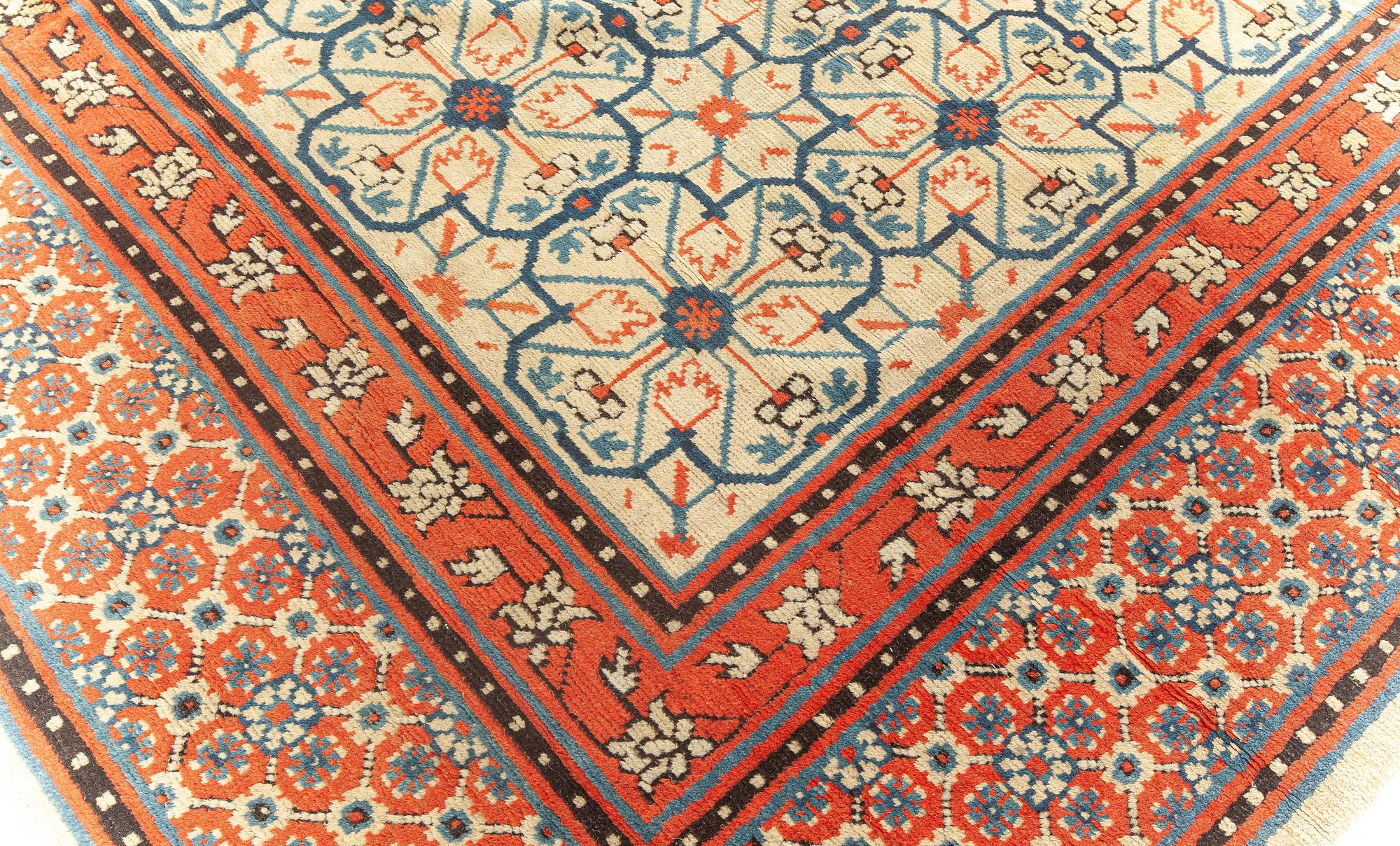 Doris Leslie Blau Alfombra hecha a mano de Samarcanda 