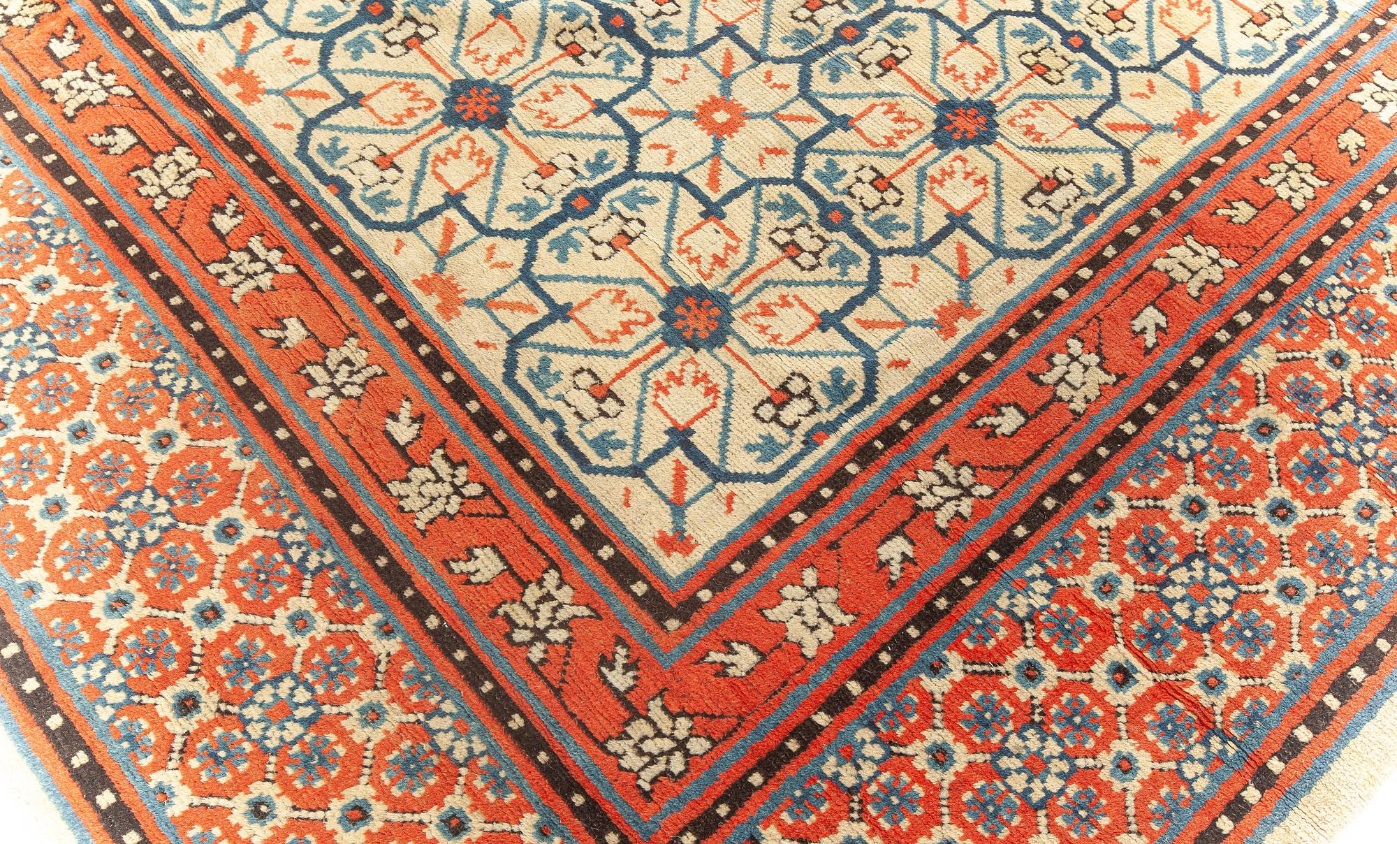 Early 20th Century Samarkand 'Khotan' Handmade Rug For Sale 2
