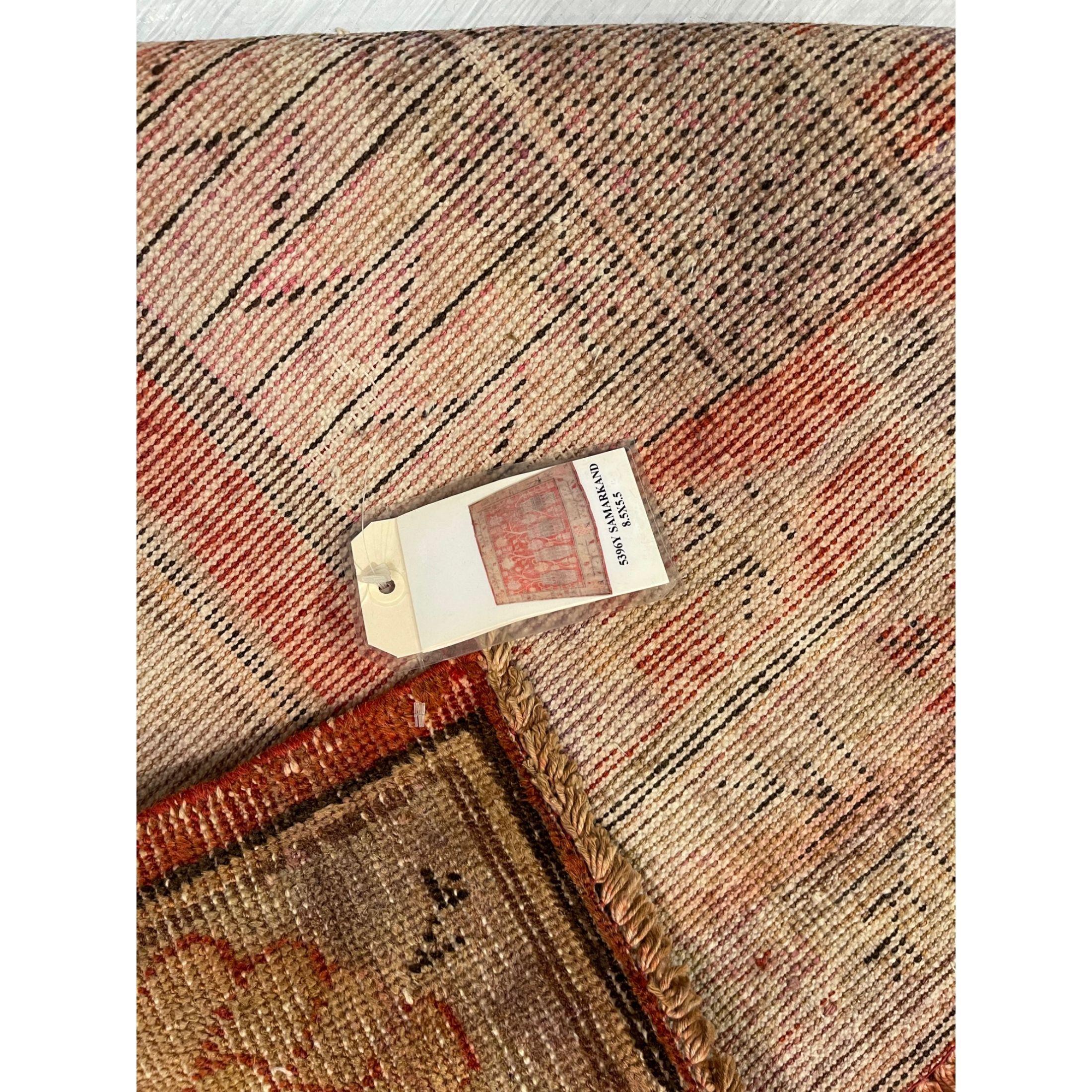 Samarkand-Teppich, frühes 20. Jahrhundert im Zustand „Gut“ im Angebot in Los Angeles, US