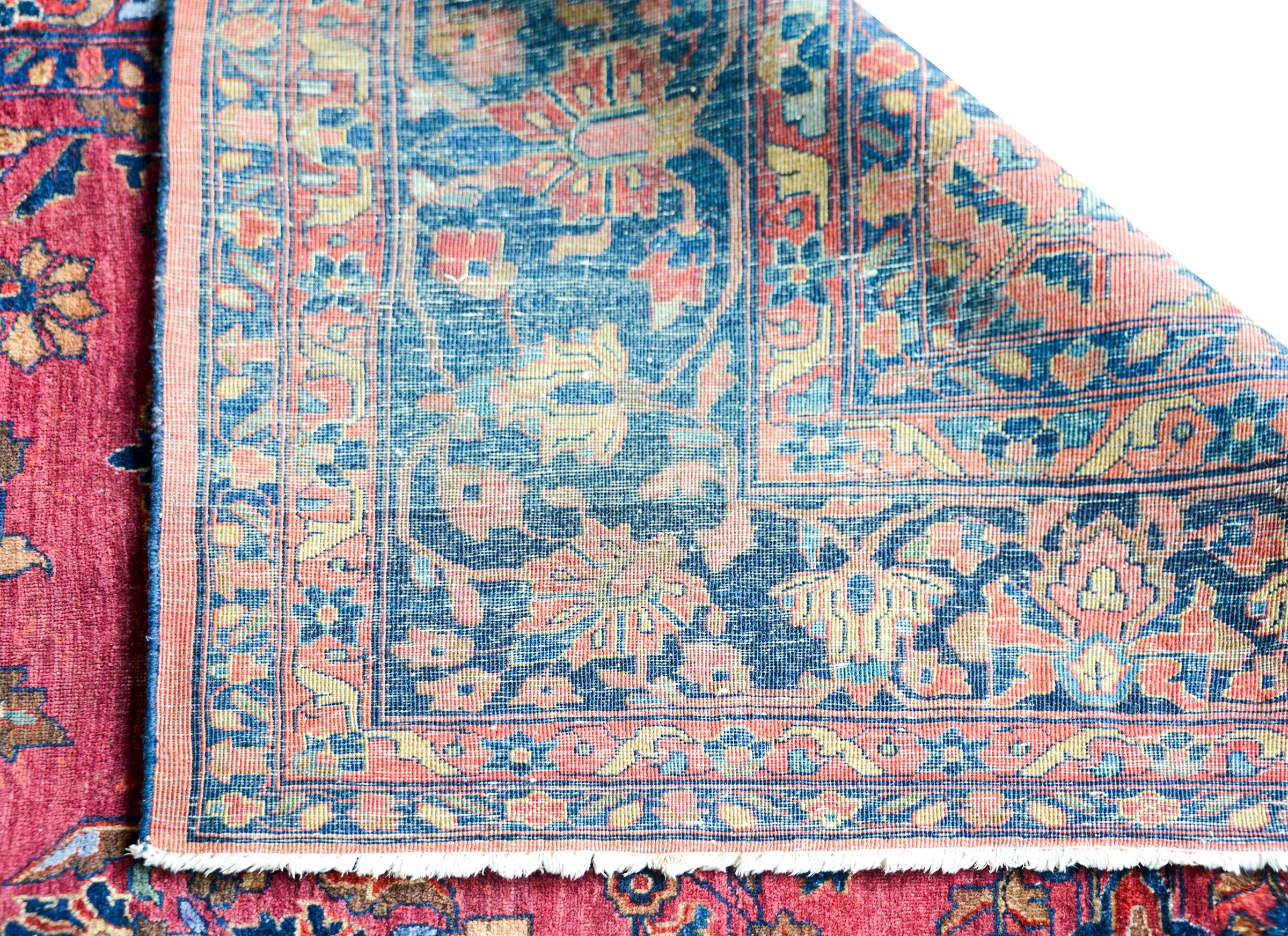 Early 20th Century Sarouk Mohajeran Rug For Sale 4