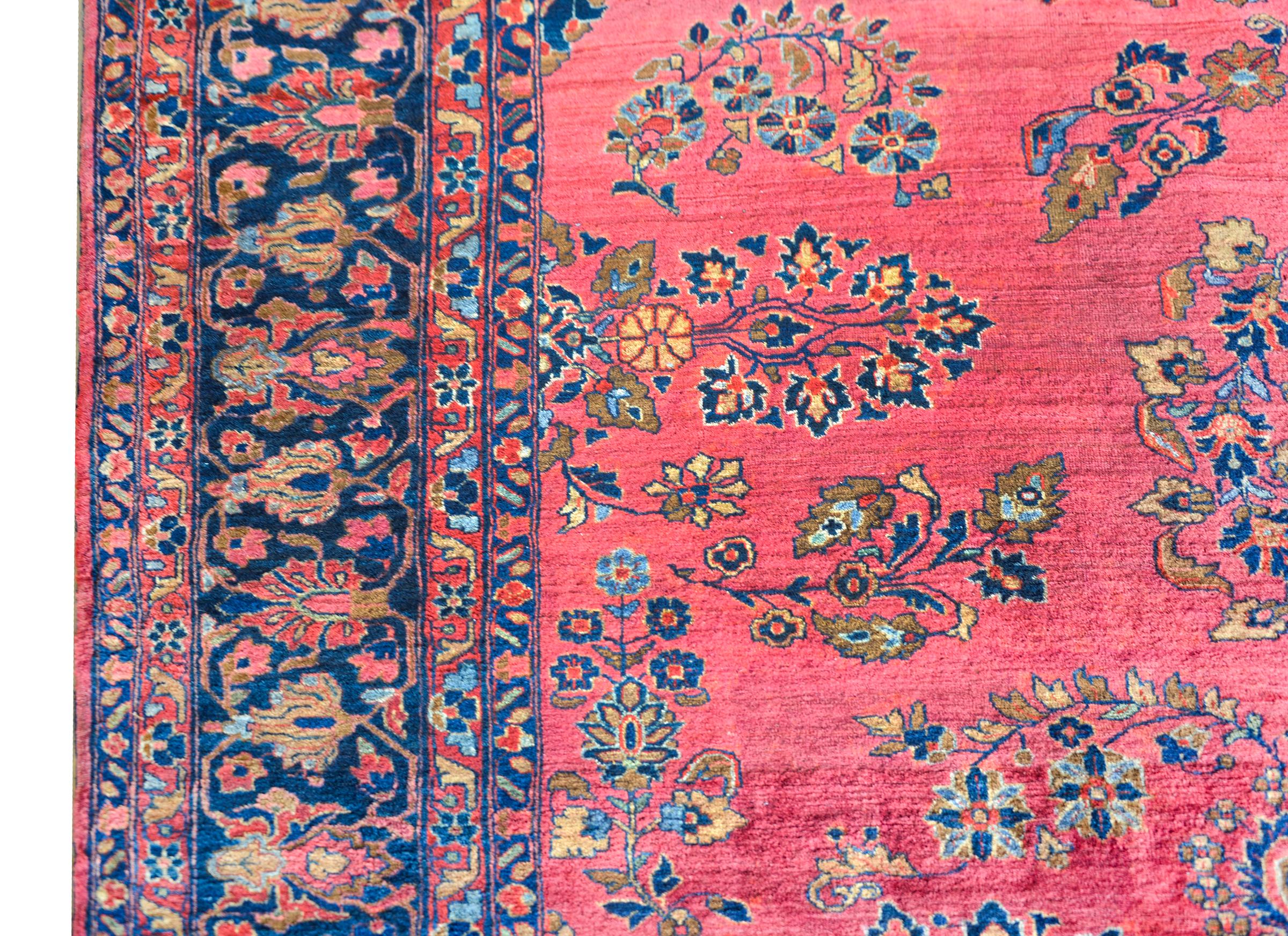 Early 20th Century Sarouk Mohajeran Rug For Sale 1