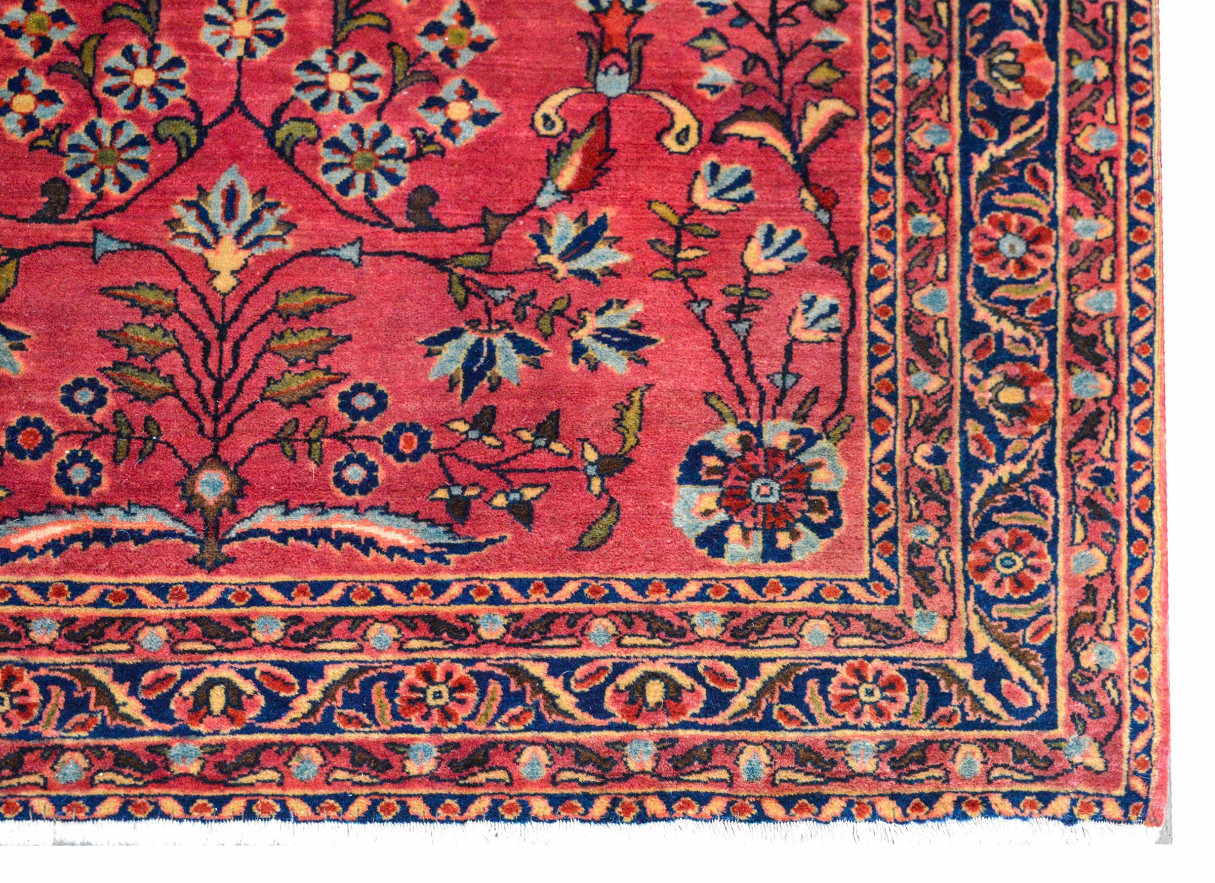 Early 20th Century Sarouk Mohajeran Rug For Sale 2