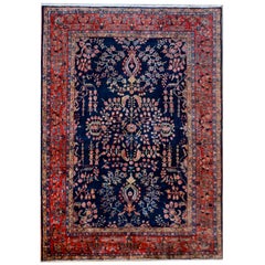 Early 20th Century Sarouk Mohajeran Rug