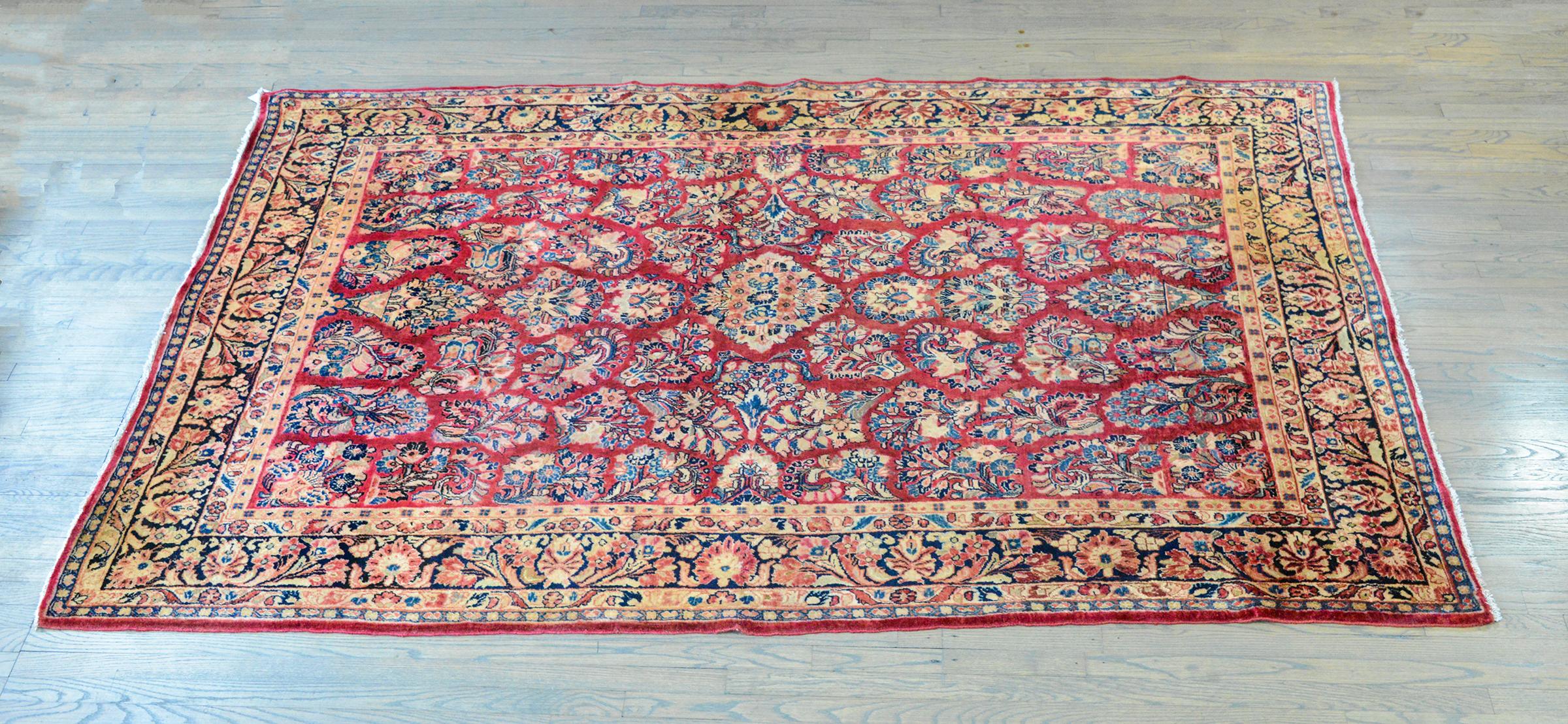 Sarouk-Teppich des frühen 20. Jahrhunderts im Angebot 4