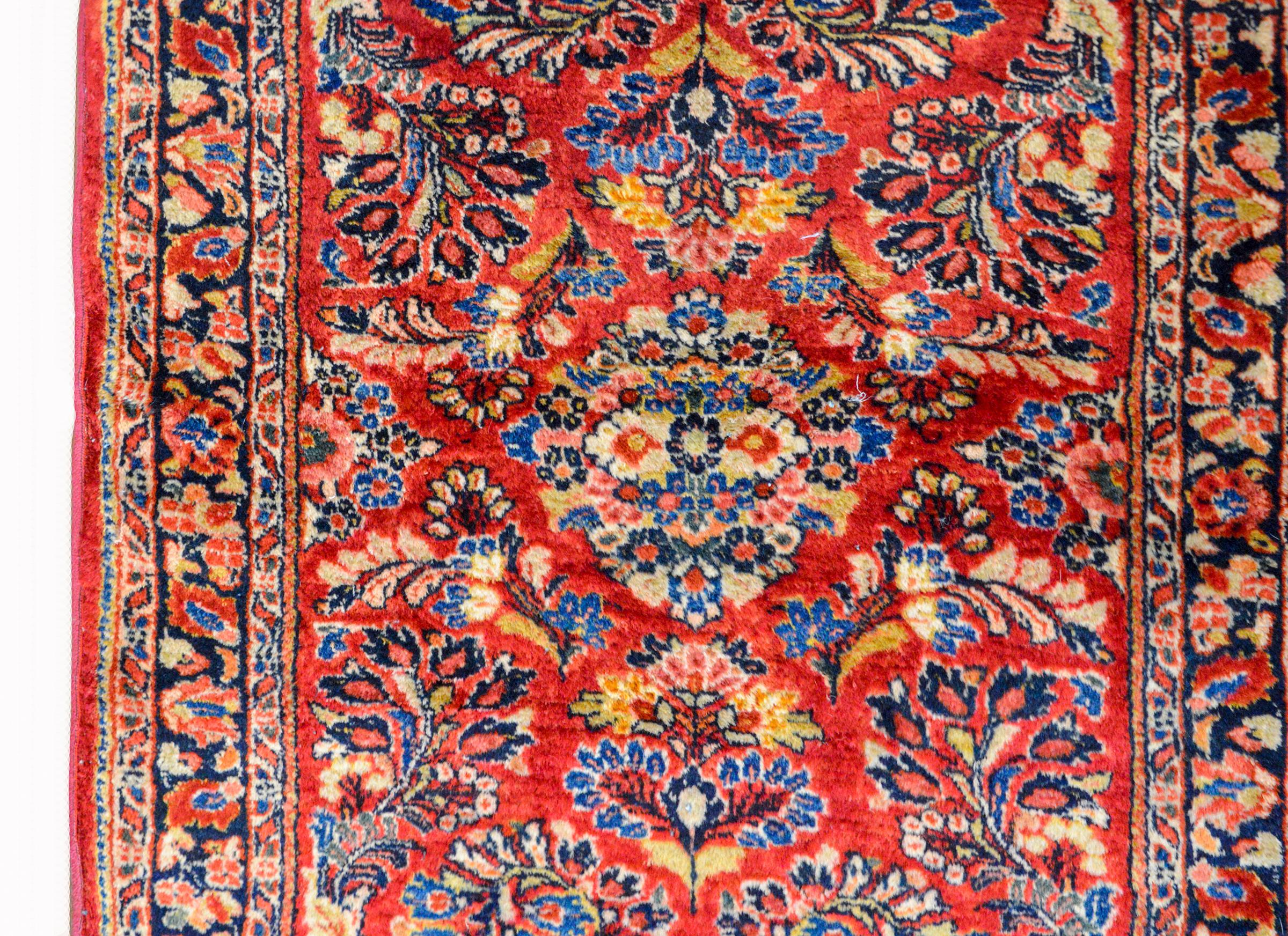 Sarouk Farahan Early 20th Century Sarouk Rug