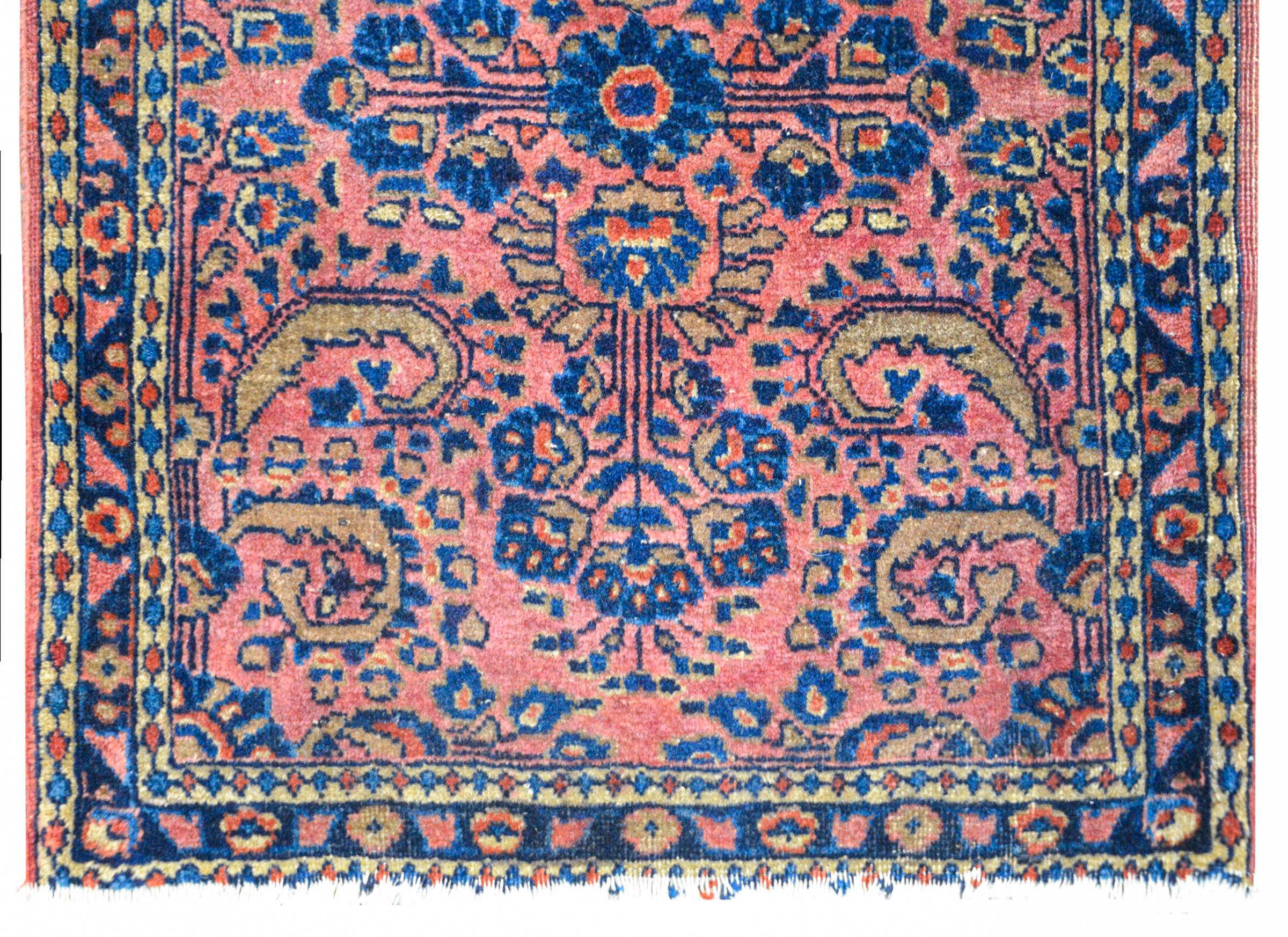 Persian Early 20th Century Sarouk Rug For Sale