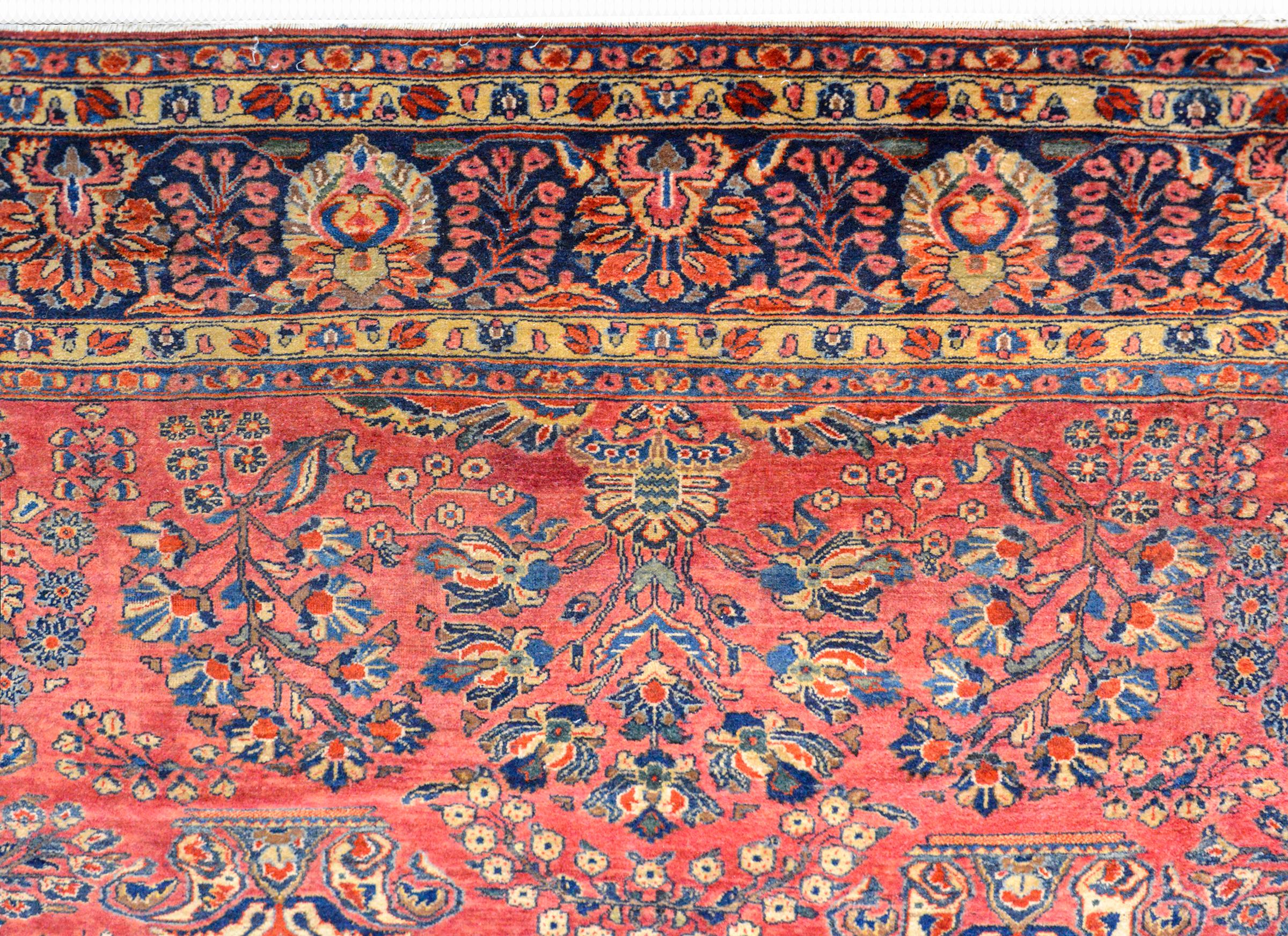 Persian Early 20th Century Sarouk Rug