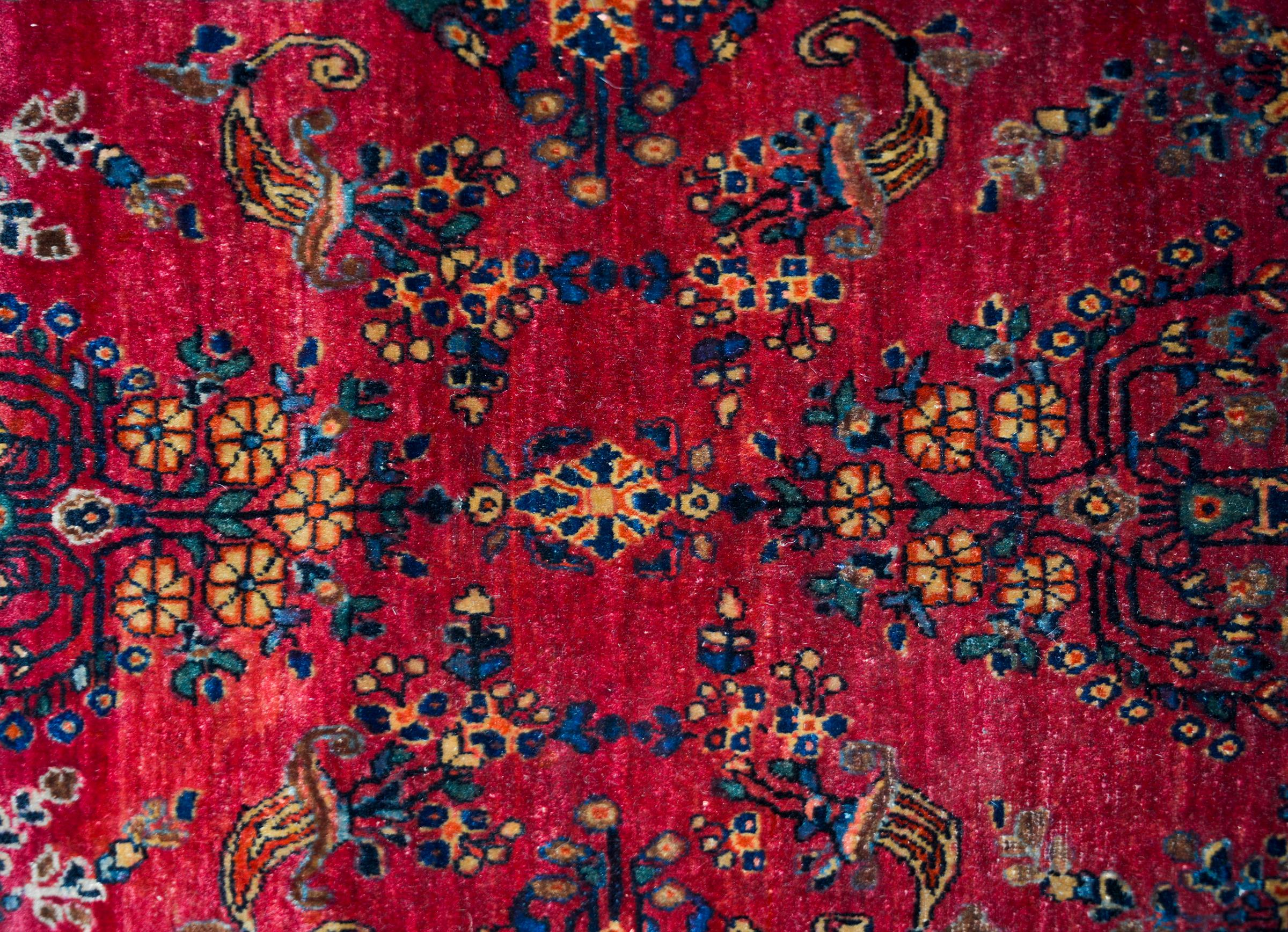 Persian Early 20th Century Sarouk Rug For Sale