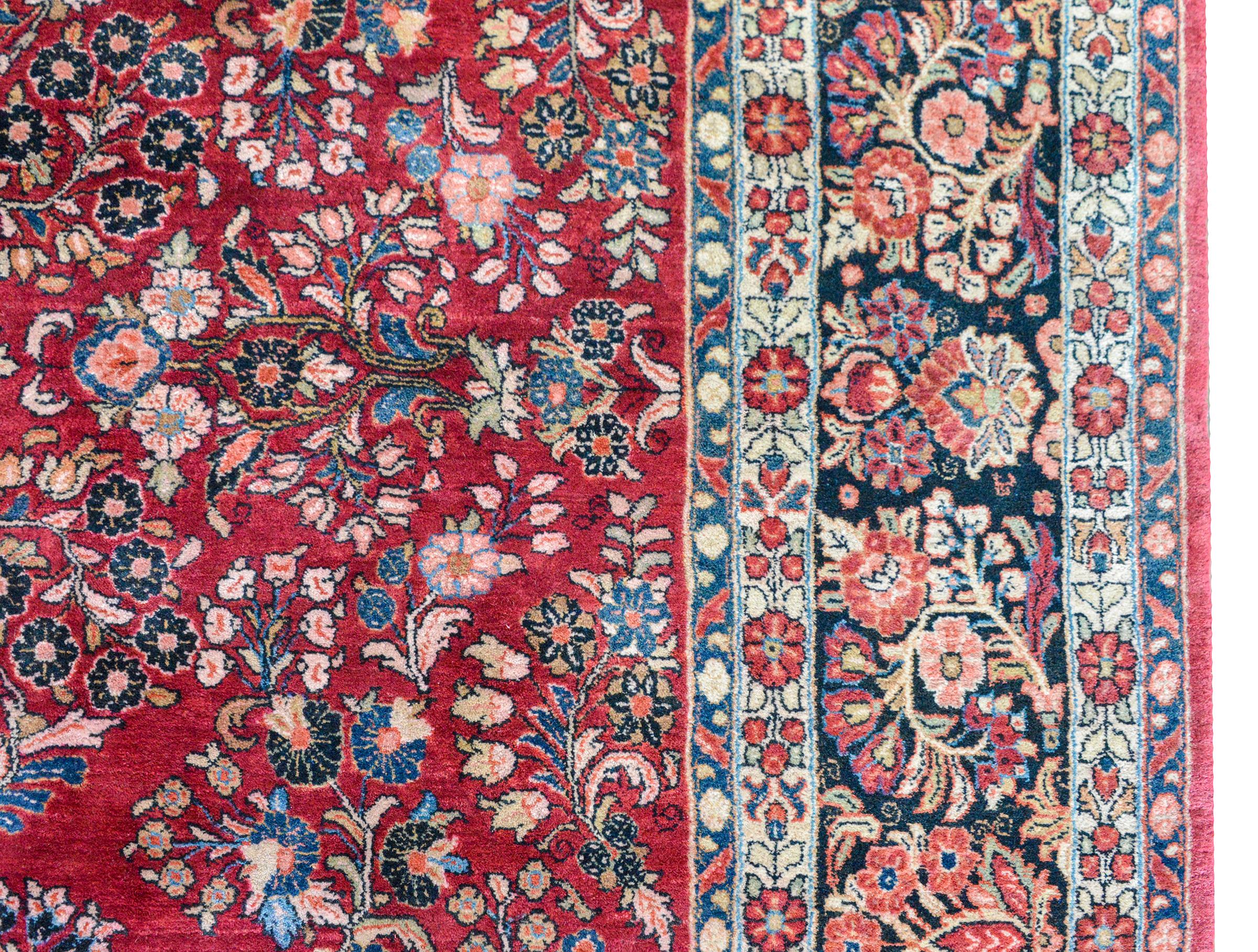 Mid-20th Century Early 20th Century Sarouk Rug For Sale