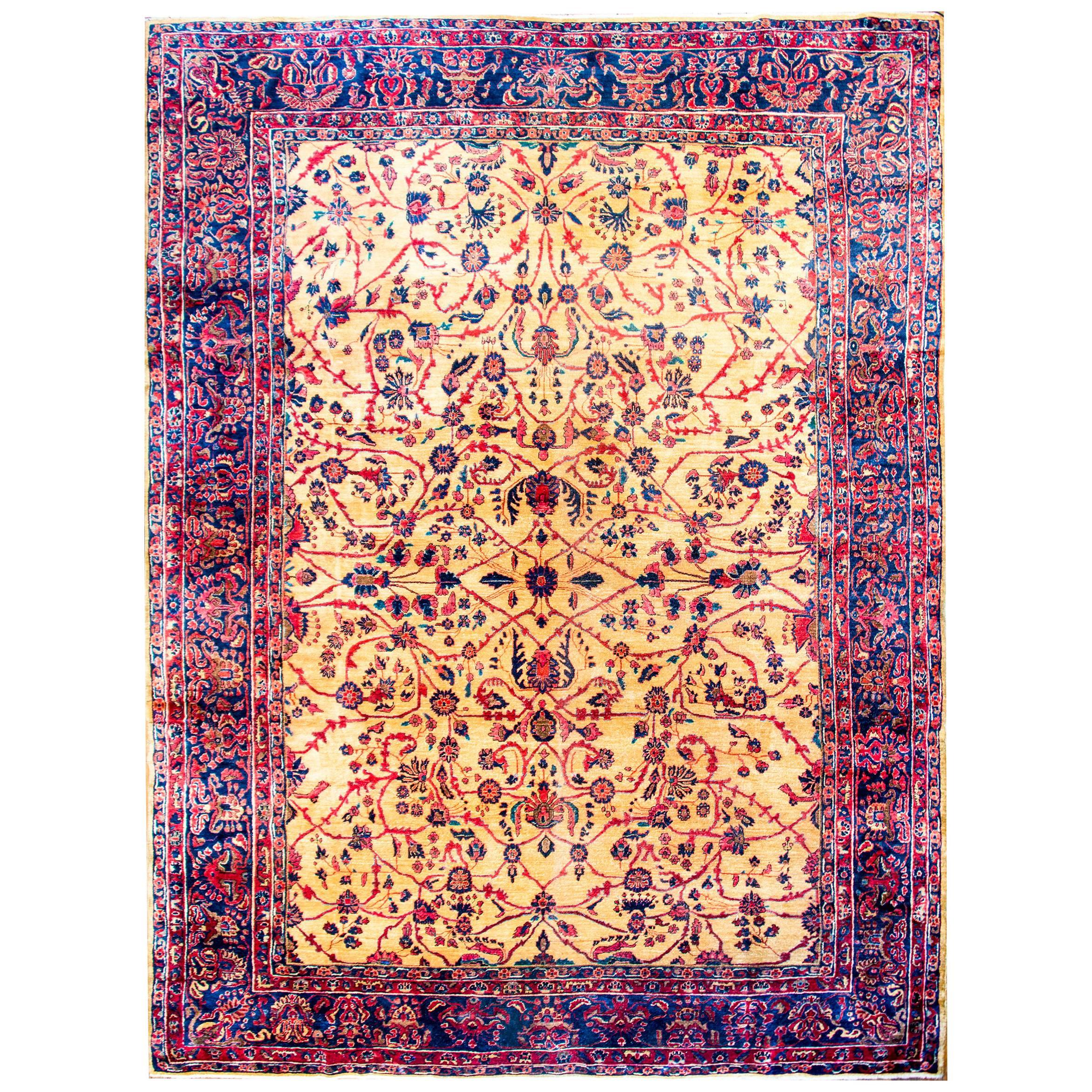Alfombra Sarouk de principios del siglo XX en venta