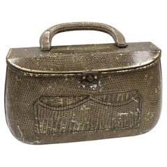 Early 20th Century Satchel Form Biscuit Tin by Huntley & Palmers